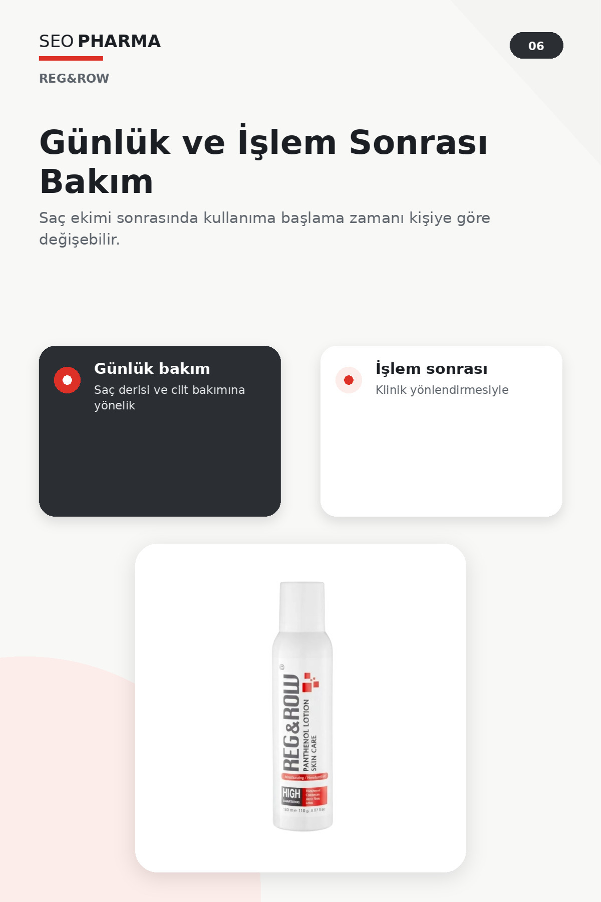 Regrow Panthenol Saç Bakım Köpüğü | Günlük ve Saç Ekimi Sonrası — 734147696 — تصویر 6 از 7