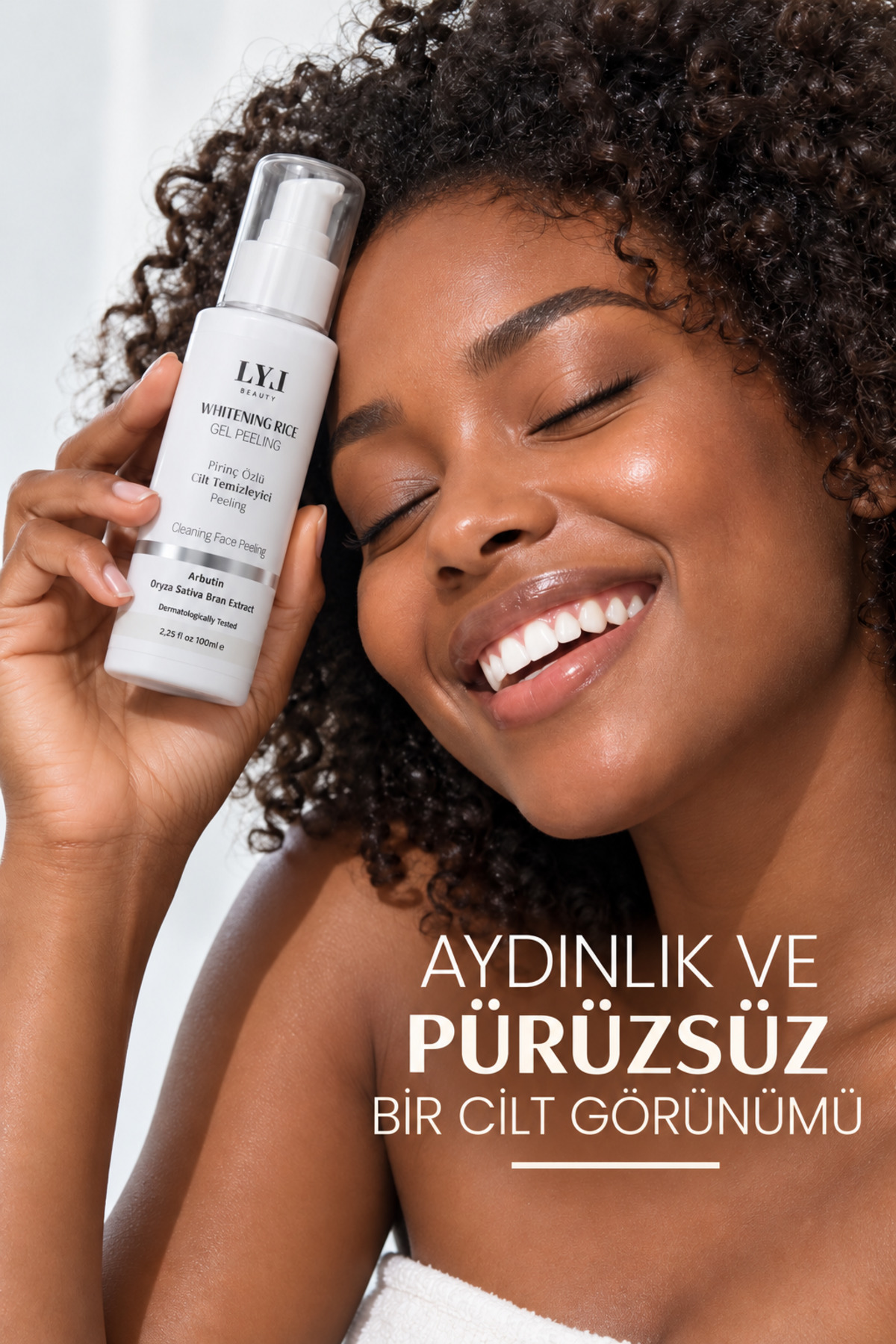 Pirinç Özlü Beyazlatıcı ve Ölü Hücrelerden Arındırıcı Yüz-Vücut Peeling Jel — PEELİNG — تصویر 4 از 7