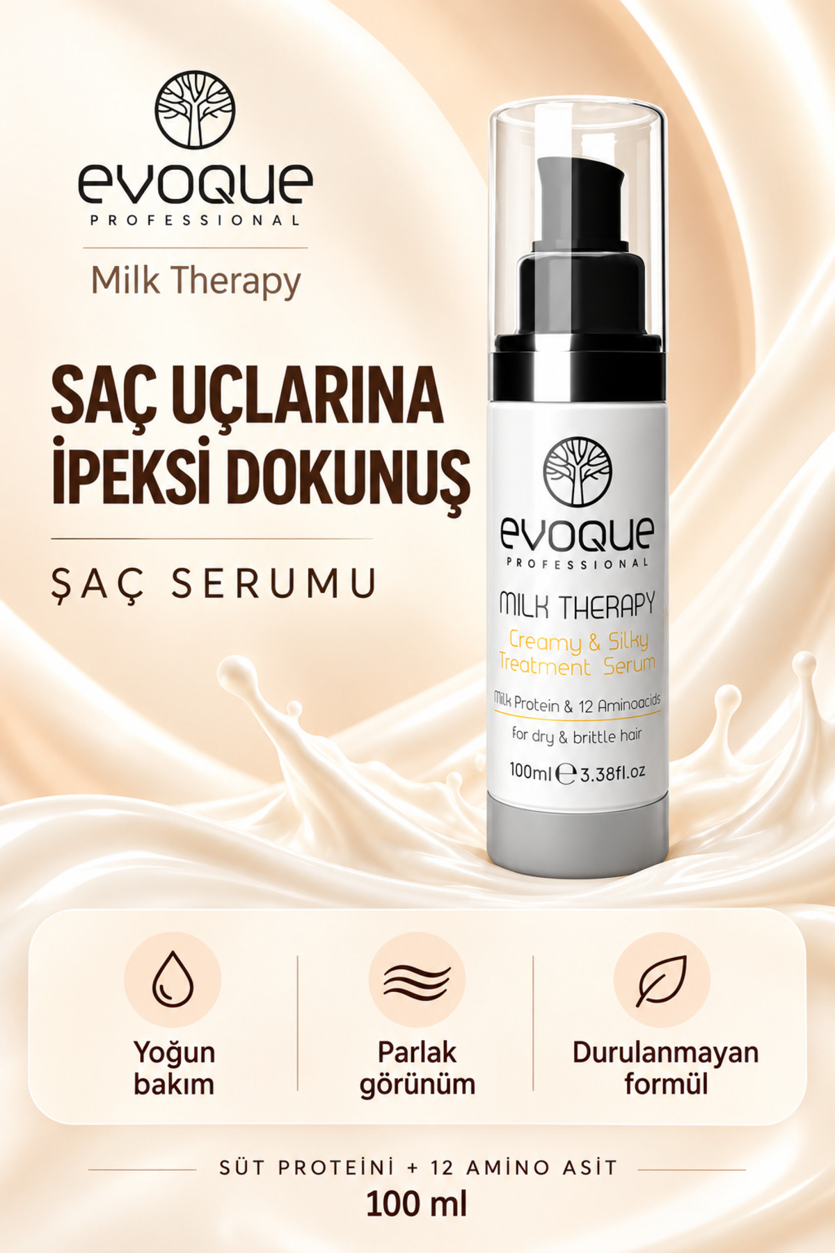 Evoque Professional Milk Therapy Saç Serumu 100 ml — MSERUM100