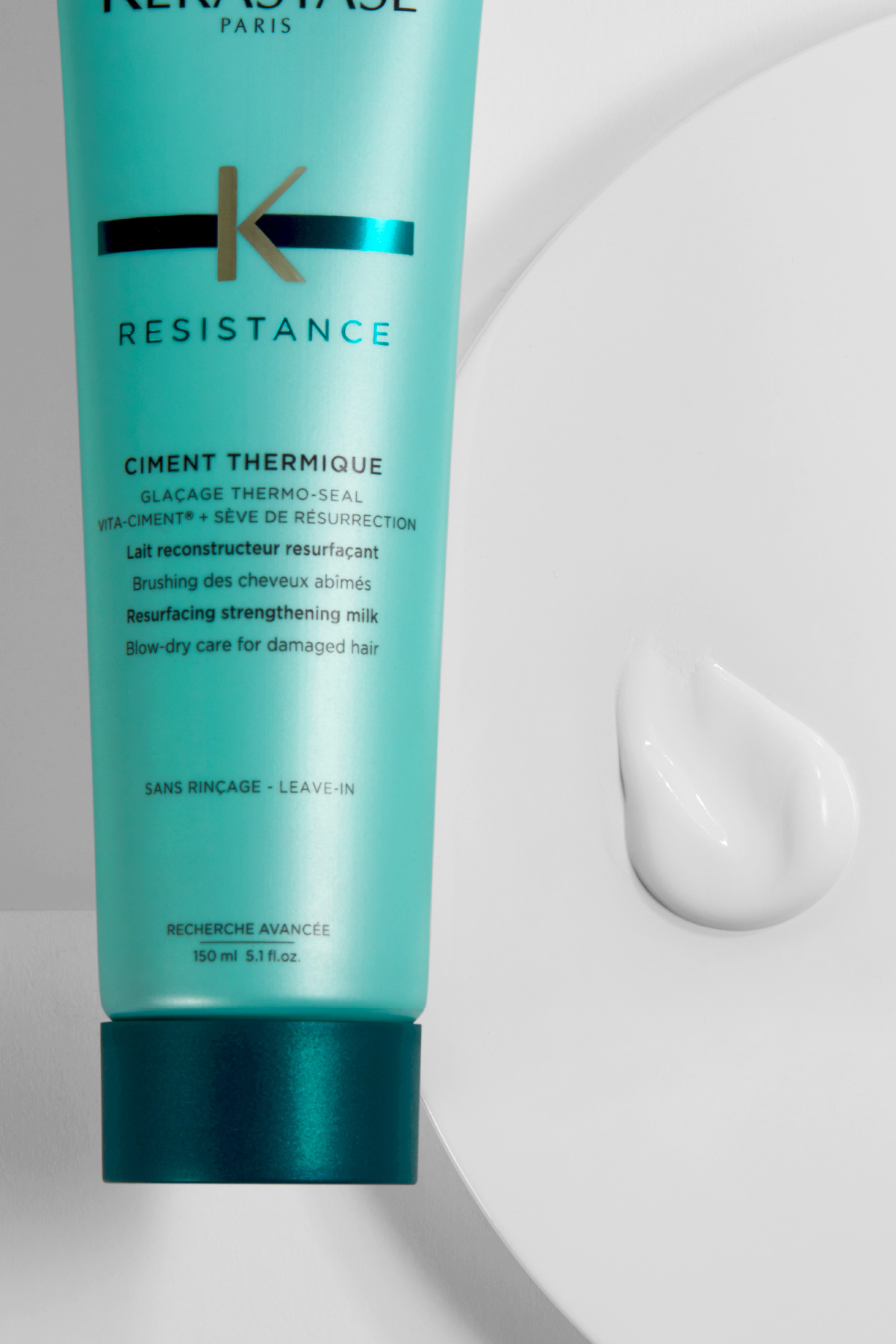 Resistance Ciment Thermique Zayıf Ve Yıpranmış Saçlar Için Onarıcı Saç Kremi 150ml — 3474630652439 — تصویر 6 از 7