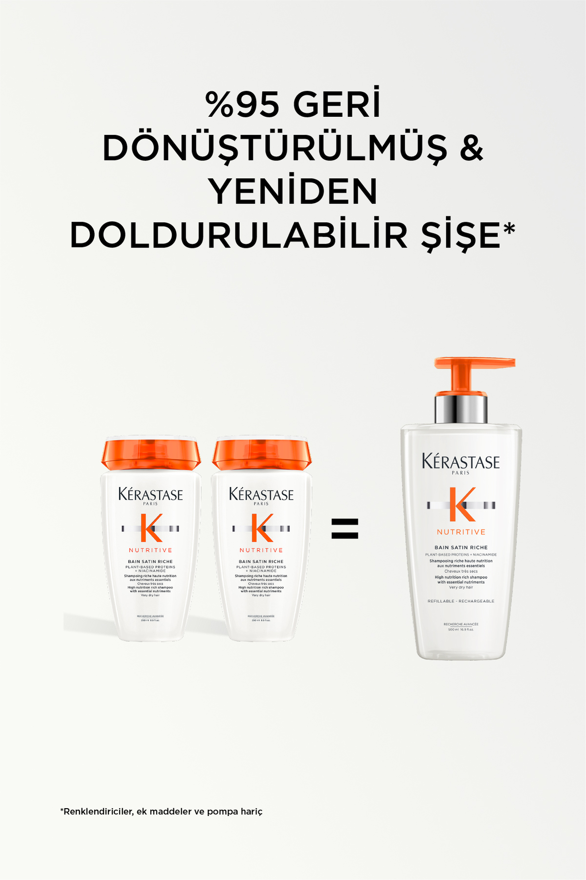 Nutritive Bain Satin Riche Kuru Saçlar Için Yoğun Nemlendirici Şampuan 500ml — E4039700 — تصویر 2 از 8