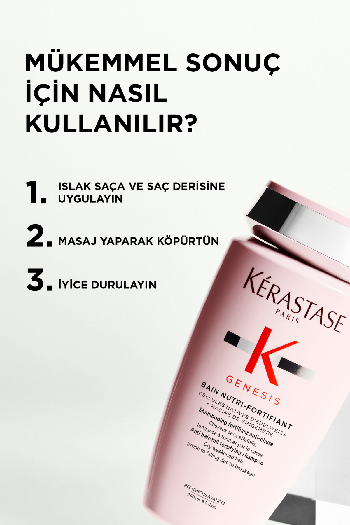 Genesis Bain Nutri-Fortifiant Dökülme Karşıtı Güçlendirici Şampuan 250 ml — P3383S6723 — تصویر 5 از 8
