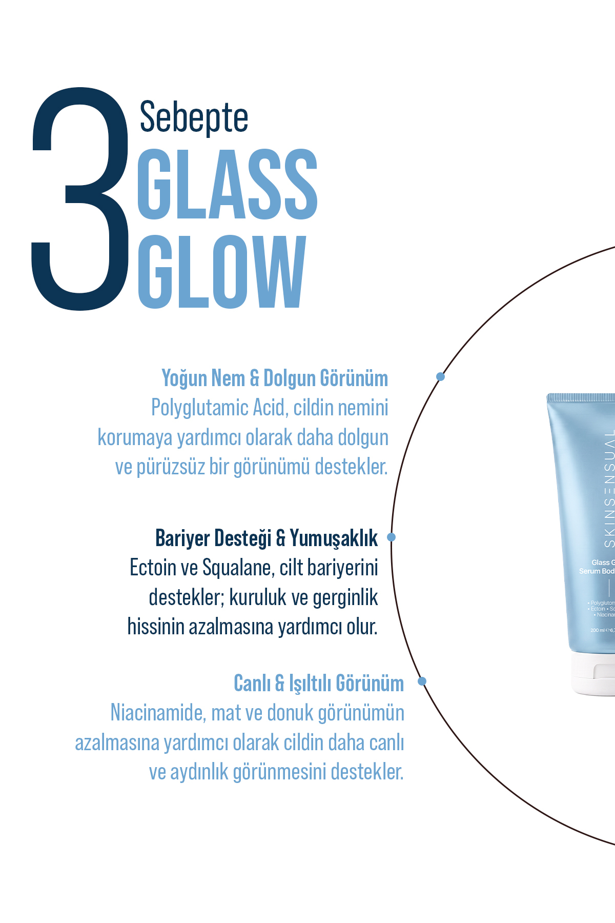 Glass Glow Serum Body Lotion 200 ml | Nemlendirici Vücut Losyonu, 200 ml — glassglowbody — تصویر 6 از 8