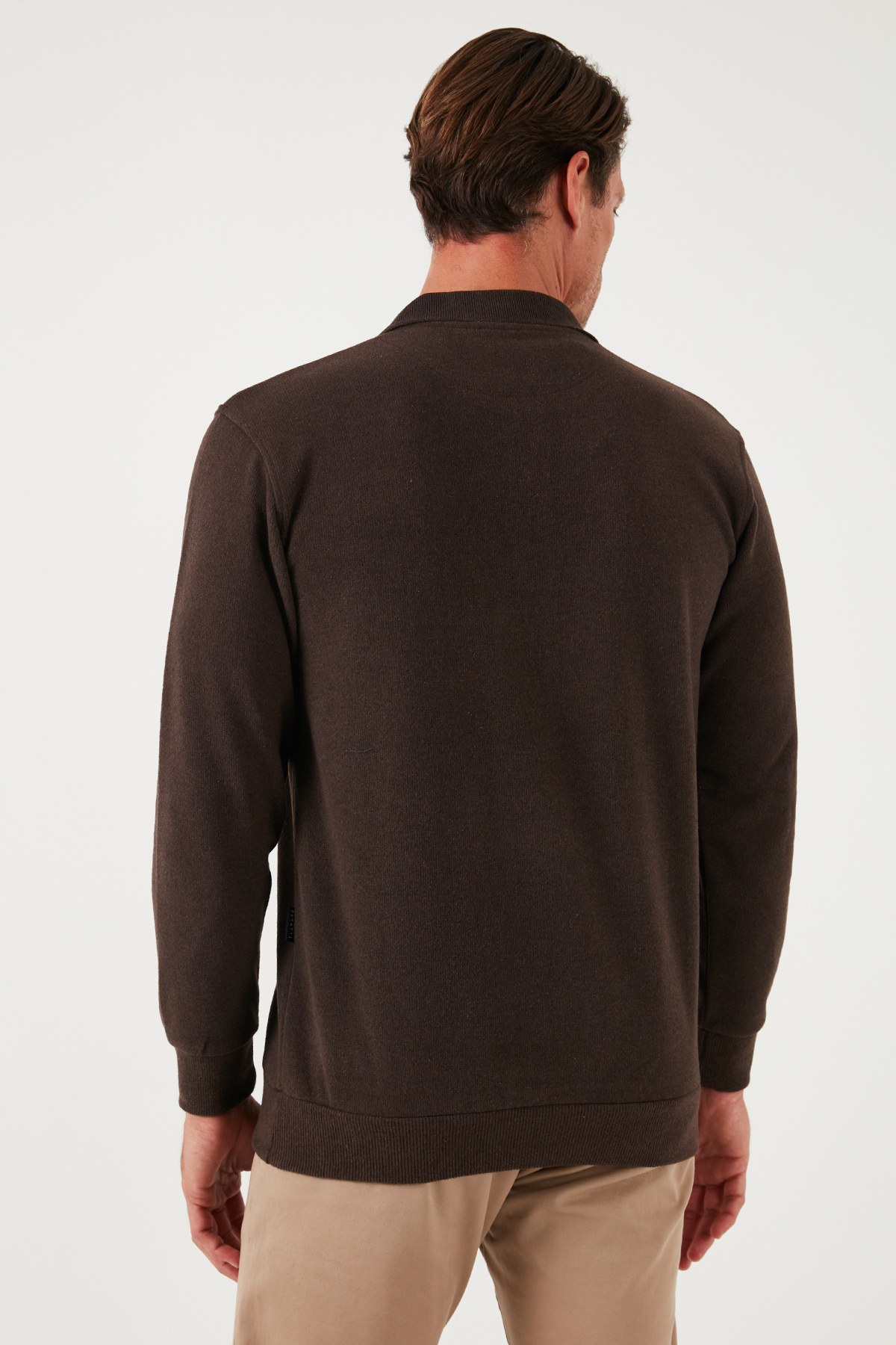 Buratti Pamuk Karışımlı Regular Fit Polo Yaka Kazak Erkek POLO YAKA KAZAK 456223 görsel 6