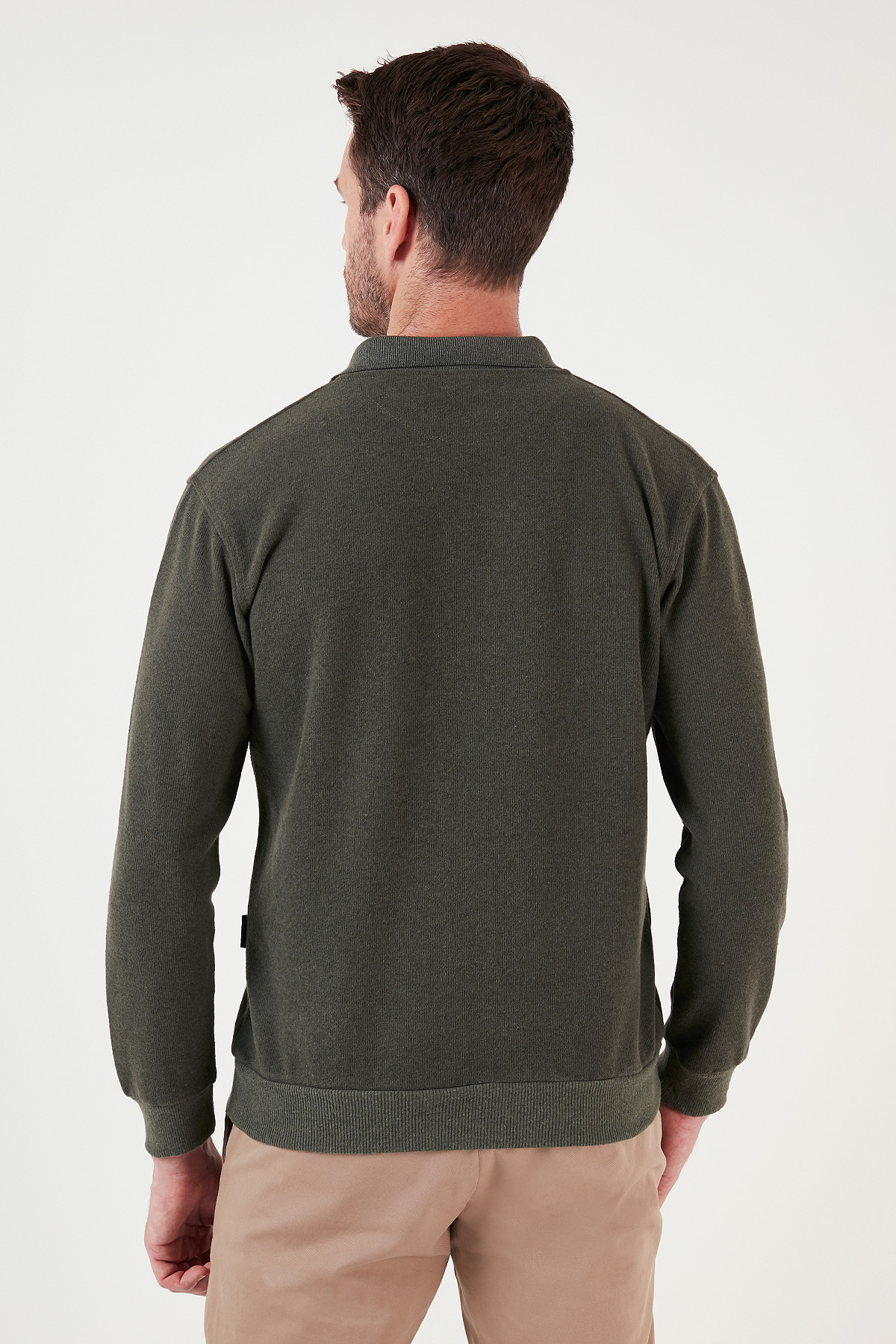 Buratti Pamuk Karışımlı Regular Fit Polo Yaka Kazak Erkek POLO YAKA KAZAK 456223 görsel 5