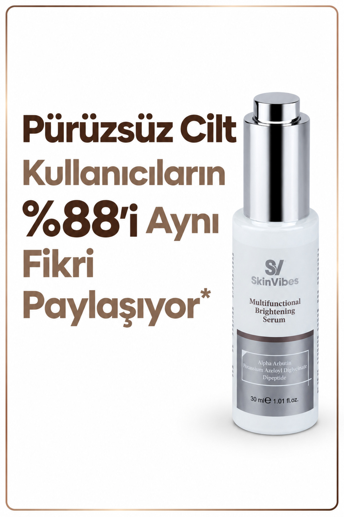 Leke ve Karşıtı Azelaik Asit Kompleks Serum Arbutin ve Niasinamid 30 ml — 1.01 — تصویر 3 از 5