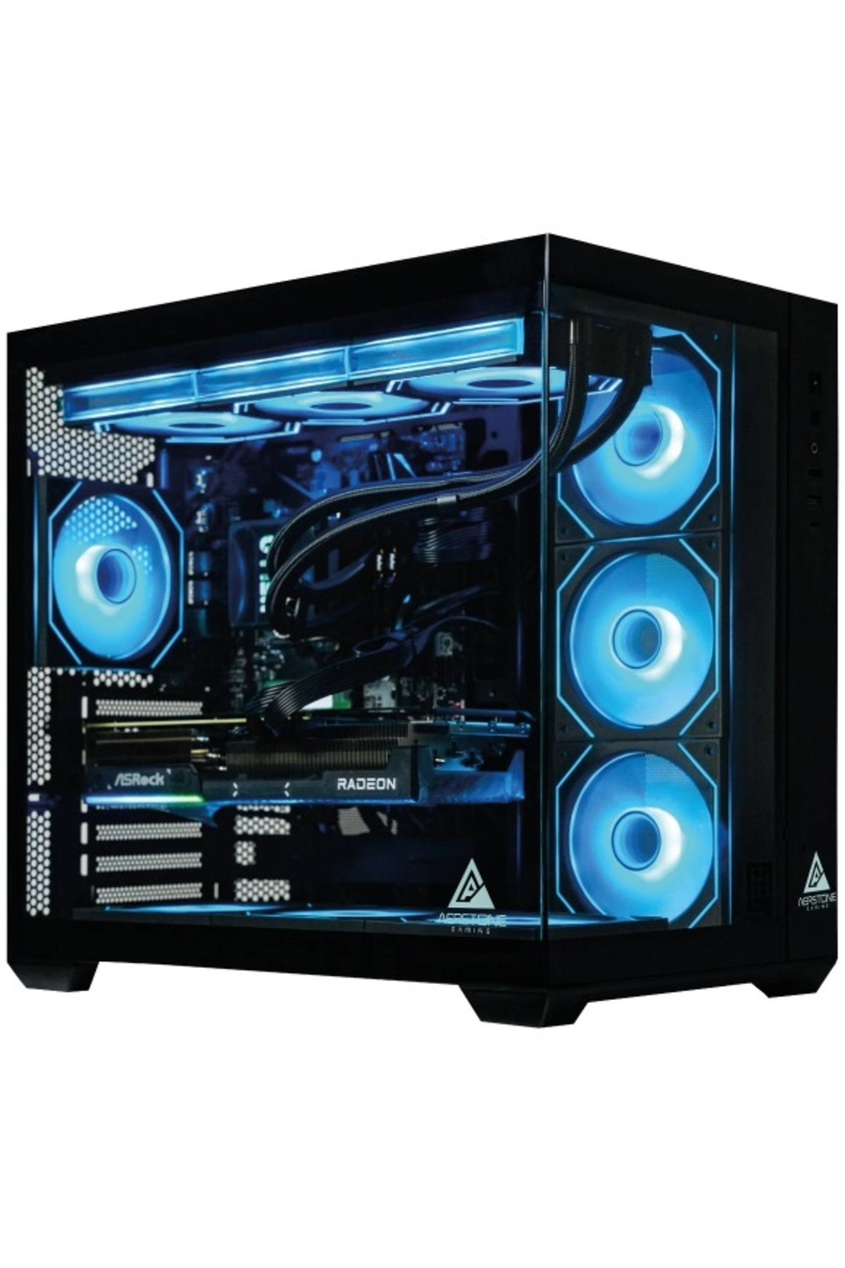Aerstone | TRION BLACK | RX9070XT | Ryzen 7 7800X3D | 32 GB DDR5 Ram | 1TB SSD | Sıvı Soğutucu | Oyuncu OEM Paket