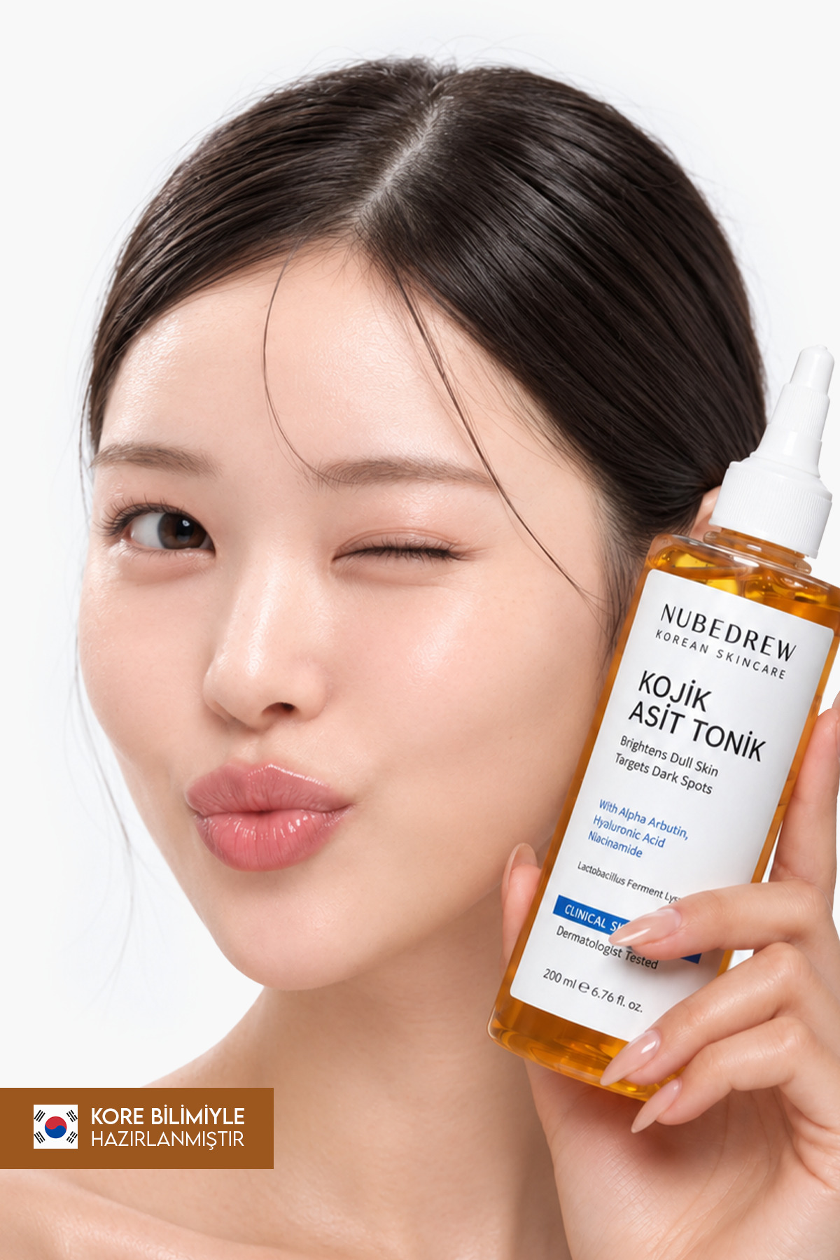 Kojik Asit Tonik 200 ML - Leke Karşıtı Aydınlatıcı Tonik, Cilt Tonu Eşitleyici ve Siyah Nokta Karşıtı Bakım — NBD-KJKAST1 — تصویر 3 از 9