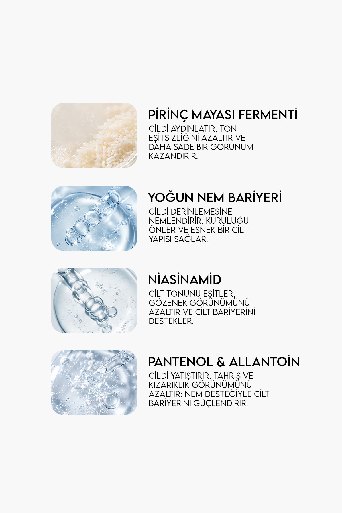 Pirinç Mayası Tonik 200 ml Aydınlatıcı Beyazlatıcı Leke Karşıtı Nemlendirici Bakım Etkili — NUBED-2331 — تصویر 8 از 9