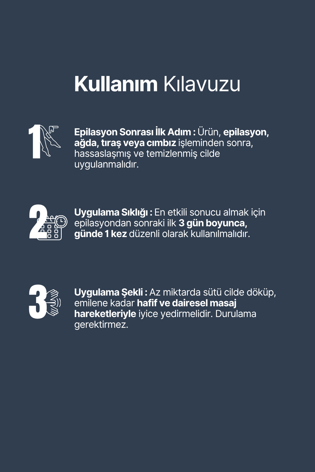 Tüy Azaltıcı Ve lnceltici Nemlendirici Süt Gymnema Sylvestre & Hyaluronik Asit Özlü 100 ml — TYC3MZPAHN172954556773347 — تصویر 7 از 8