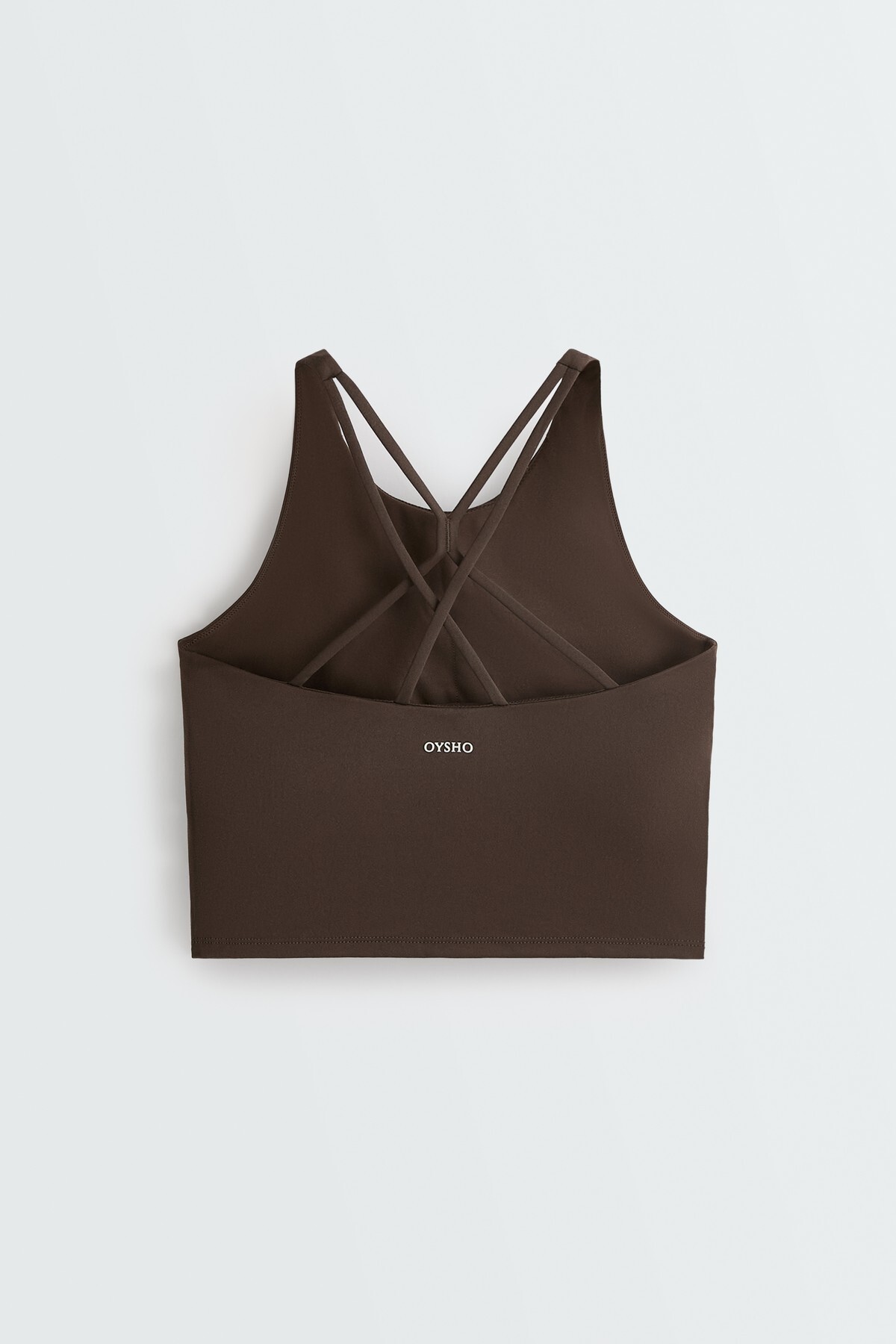 Oysho Comfortlux bantlı cup'lı tank top görsel 6