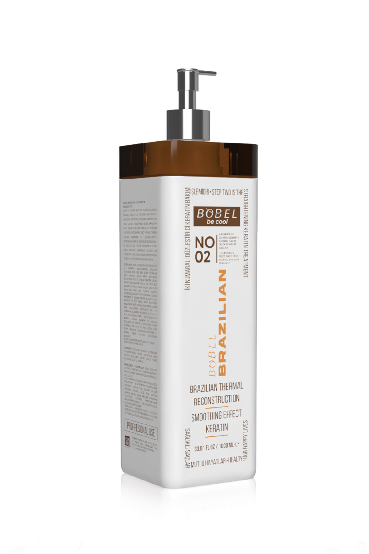 Brazilian No:2 Keratin Düzleştirici — BRAZILIAN02 — تصویر 2 از 3