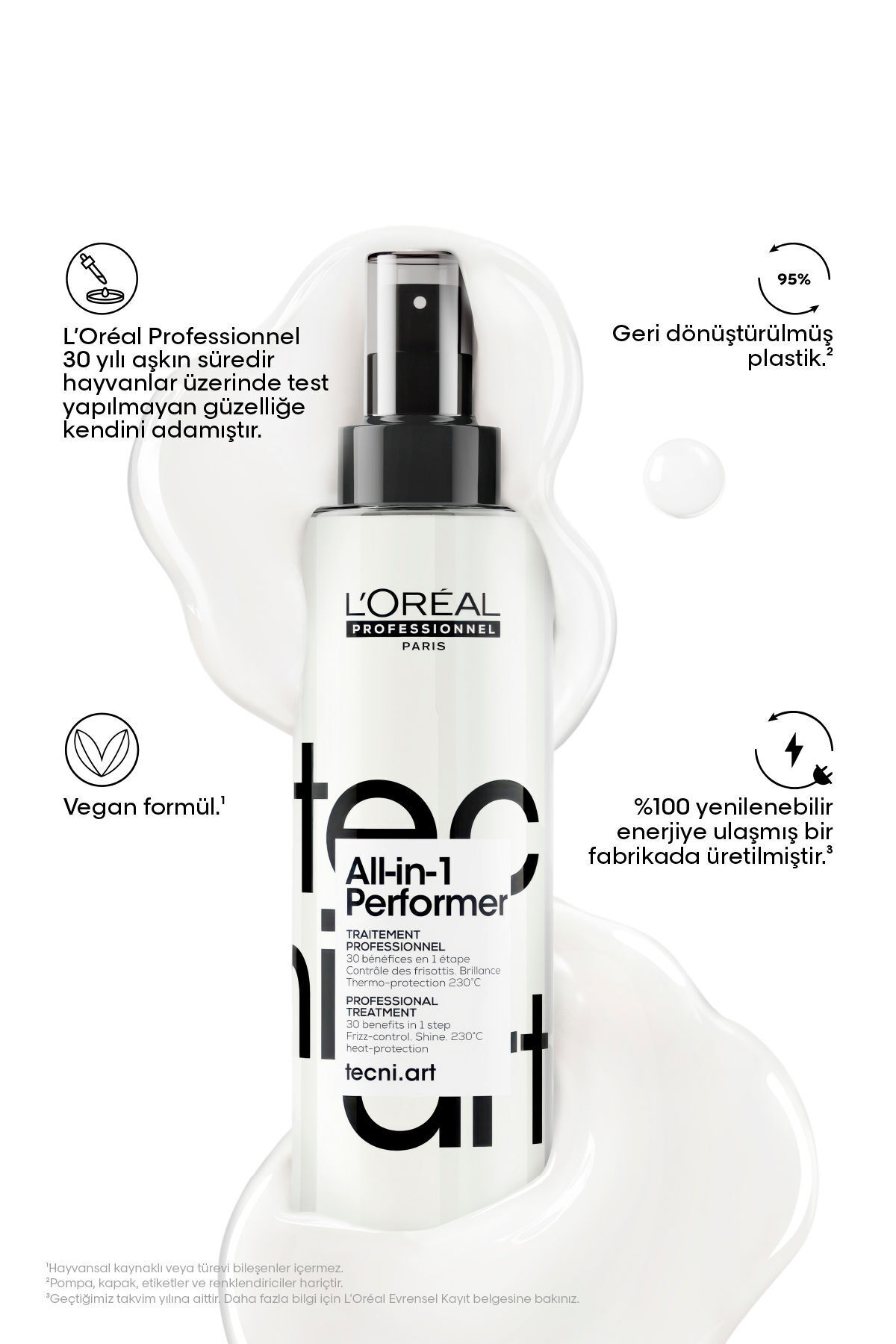 Loreal Professionnel All-In-1 Performer 190 ml Durulanmayan Saç Bakım Spreyi — 231852 — تصویر 7 از 7