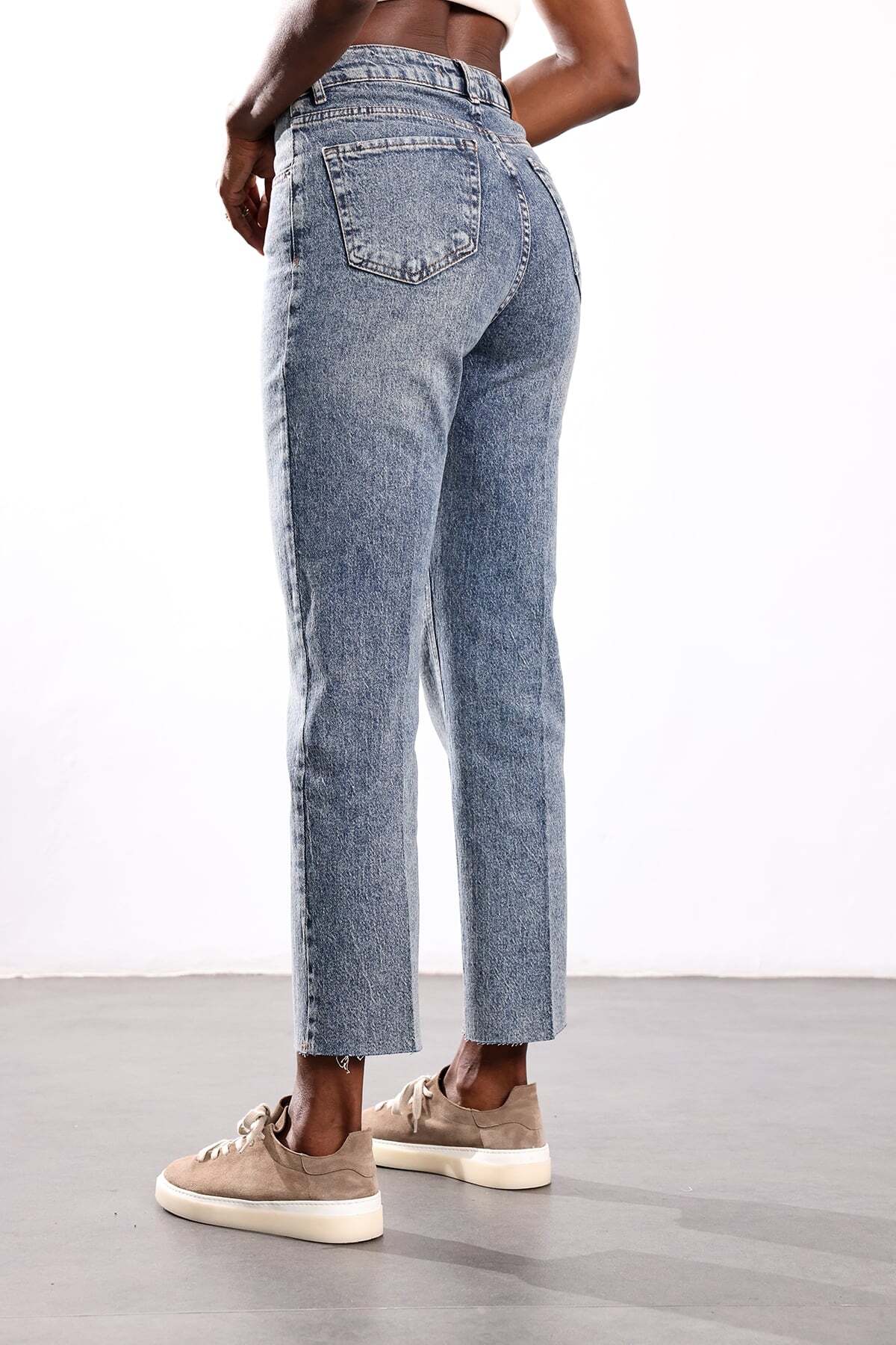 5in1Canpolat Eskitmeli Mavi Boyfit Jean 2004 görsel 5