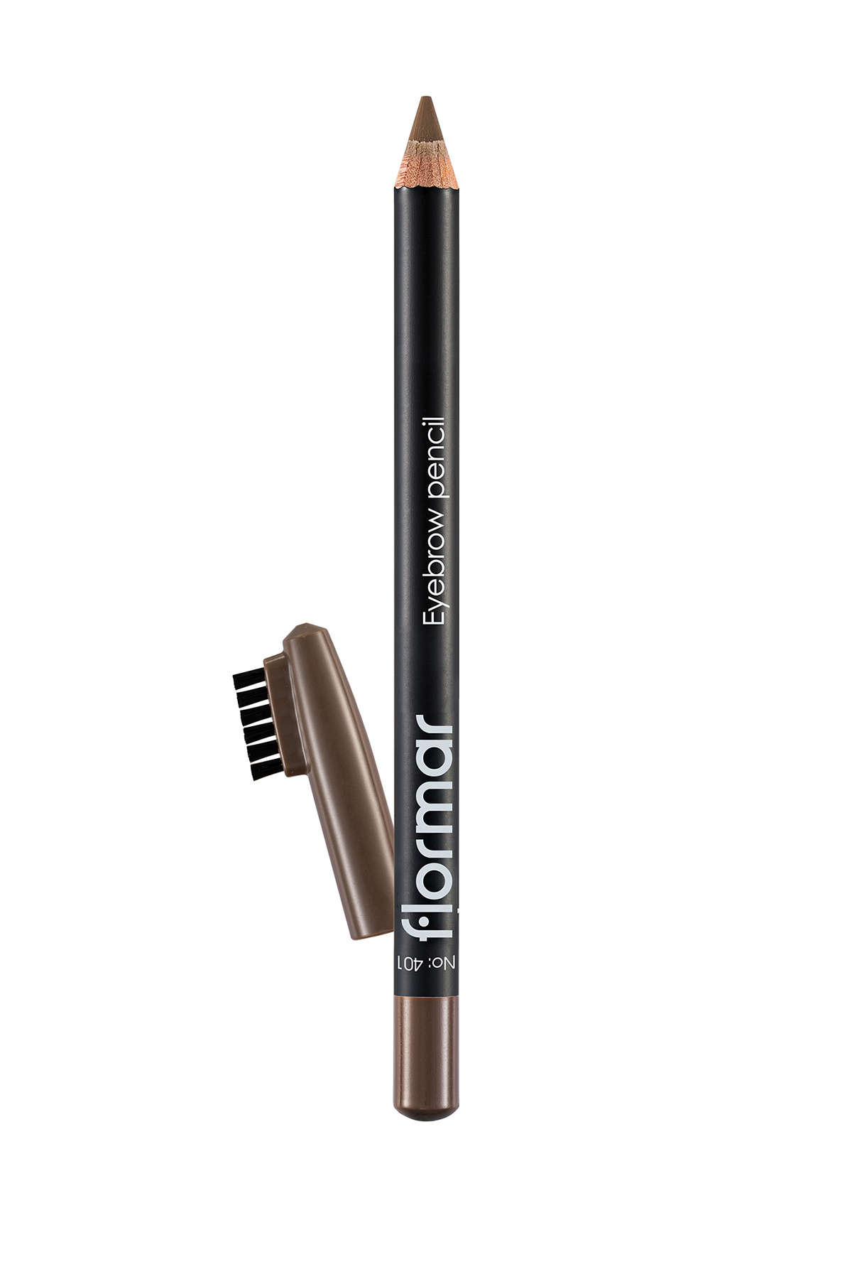 Doğal Görünüm Veren Fırça Kapaklı & Yumuşak Uçlu Kaş Kalemi - 401 Beige - 8690604109418 — قهوه‌ای 47000046-401 — تصویر 2 از 4