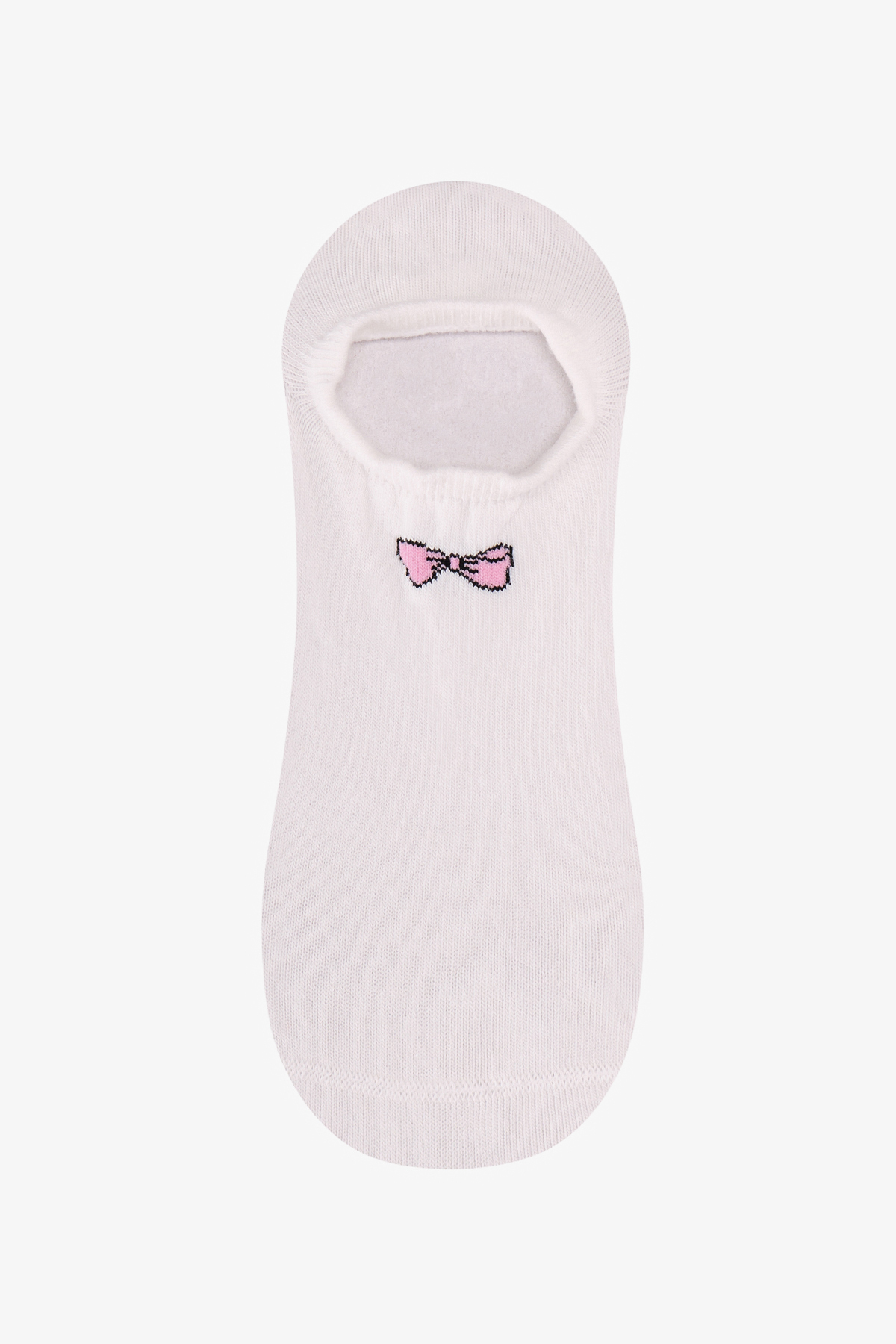 Penti Beyaz Gri Pembe Tiny Bear 3 Çift Sneaker Çorap görsel 2