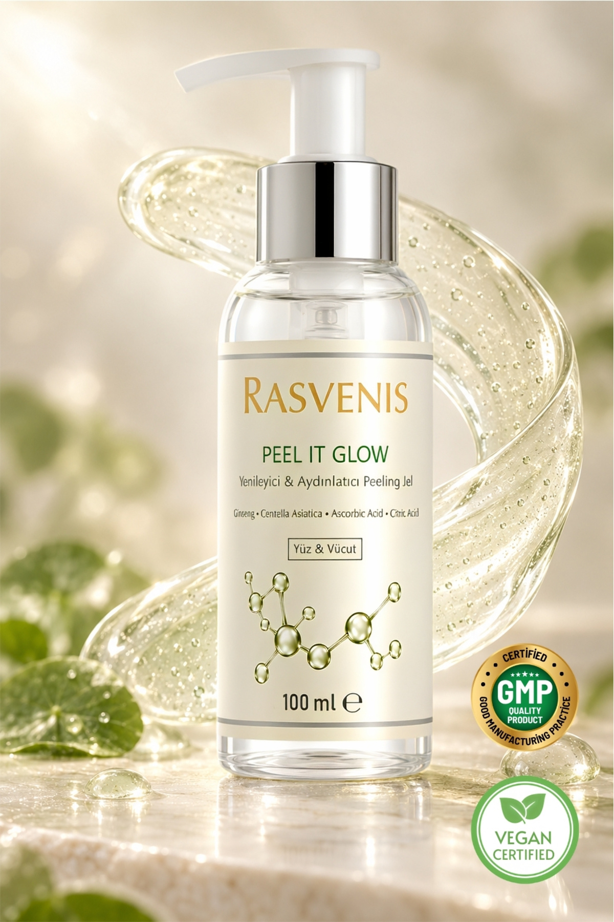 Peel It Glow Ölü Deri Temizleyici Peeling Jel (100 ml) — RAS-GLOW-001 — تصویر 3 از 5