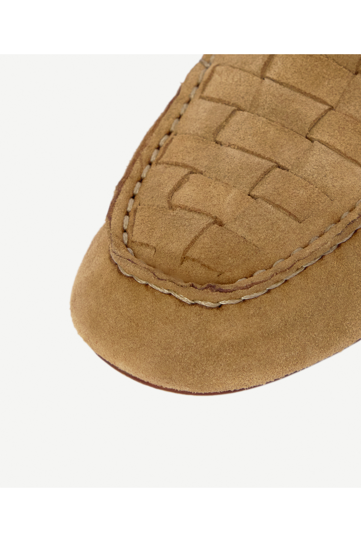 Yargıcı Örgü Detaylı Deri Loafer görsel 5