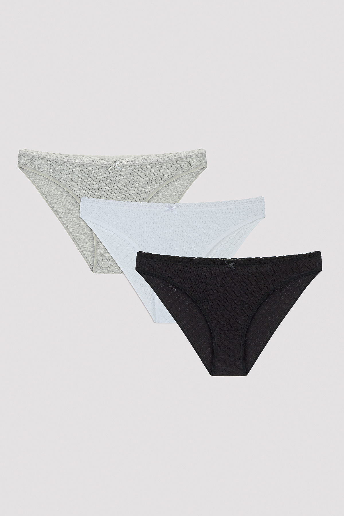 Penti Soft Pointel Basic 3lü Slip Külot