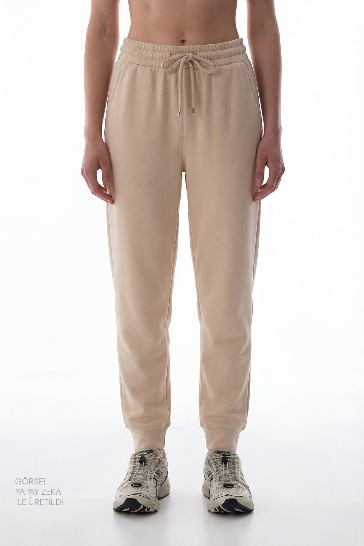 Penti Pastel Bej Modal Cuff Jogger Pantolon görsel 2