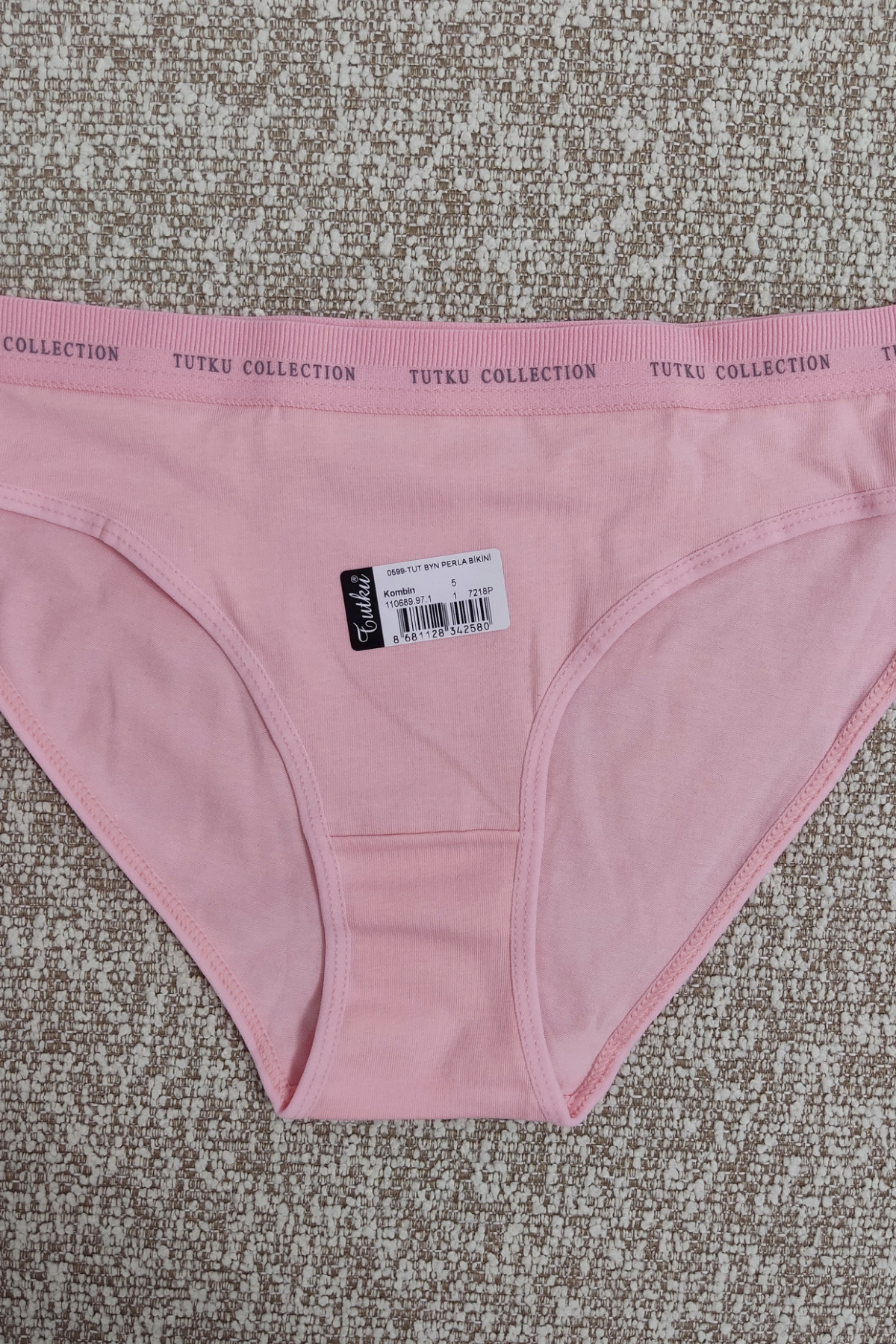 Tutku Kadın 12’li Karışık Pamuklu Likralı Bikini Külot görsel 3