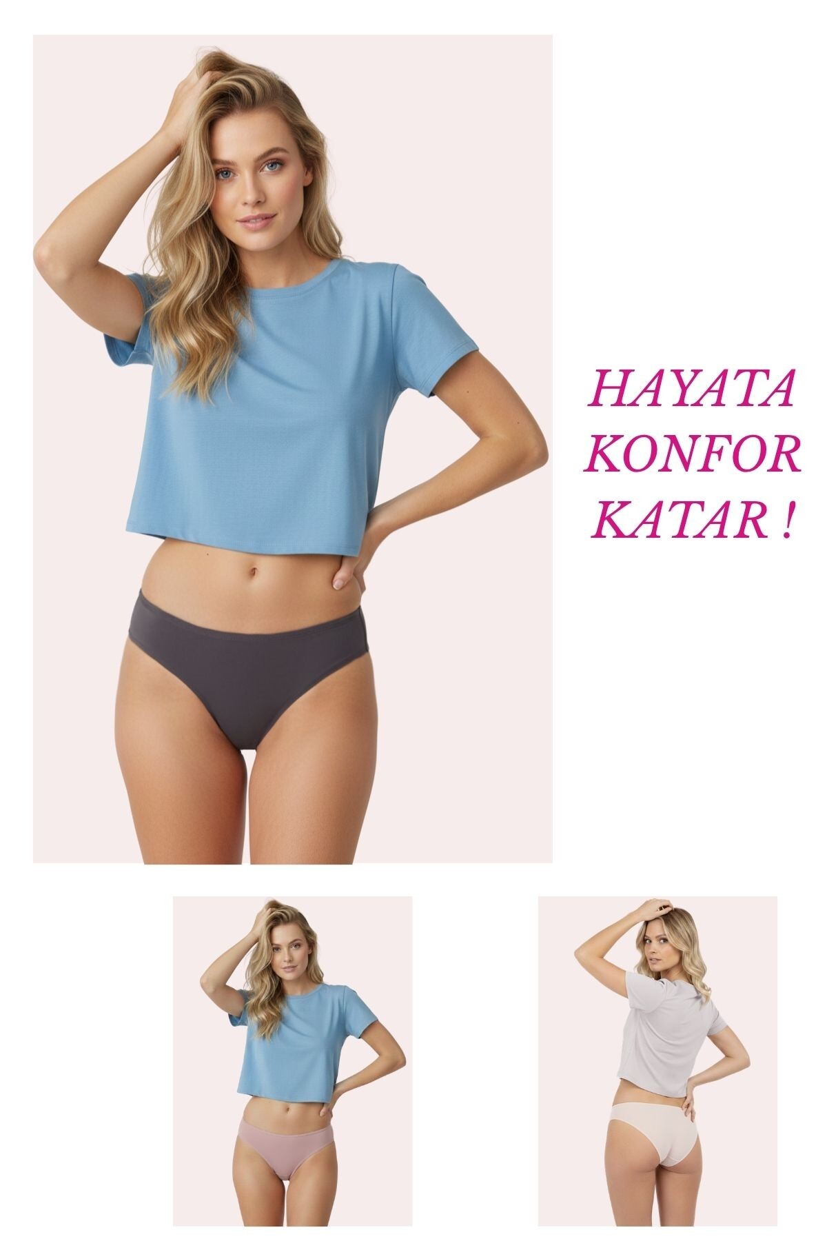 Newlilla 10001 Seven Days Kadın Külot V6-10001 görsel 4