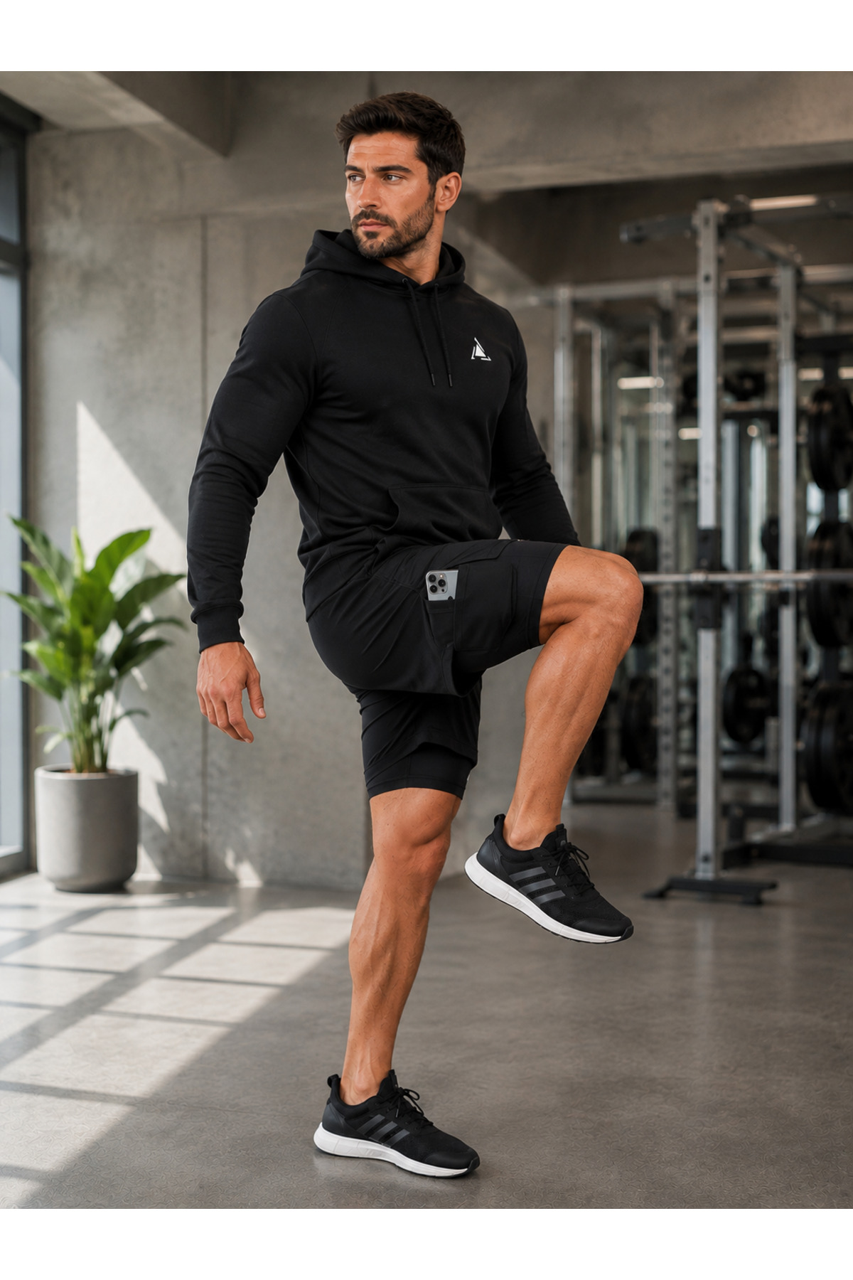 WEARMAX Sporcu Taytlı Şort Erkek spor kesim