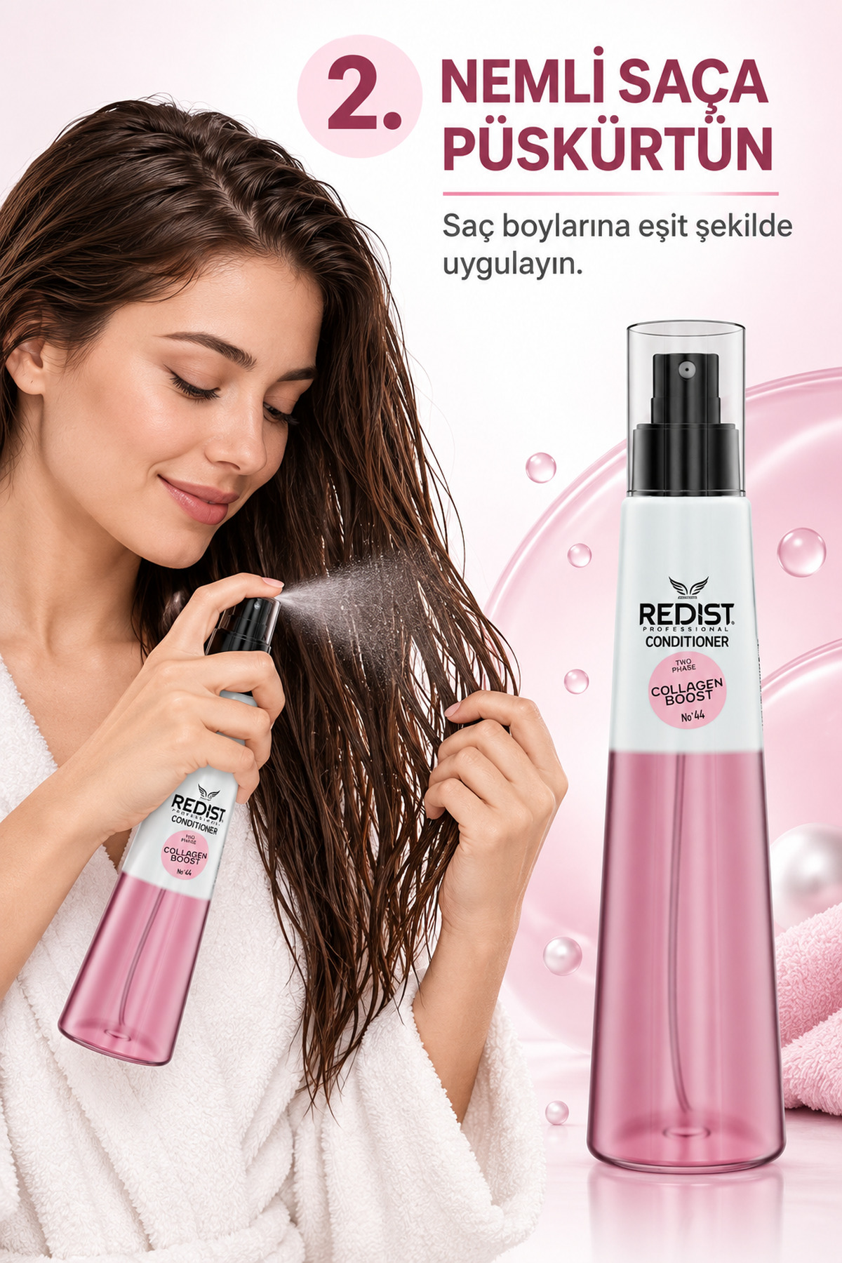 Kolajen Fon Suyu - 225 Ml | Saçınıza Güç Ve Hacim Katın — 8697926026140 — تصویر 5 از 8