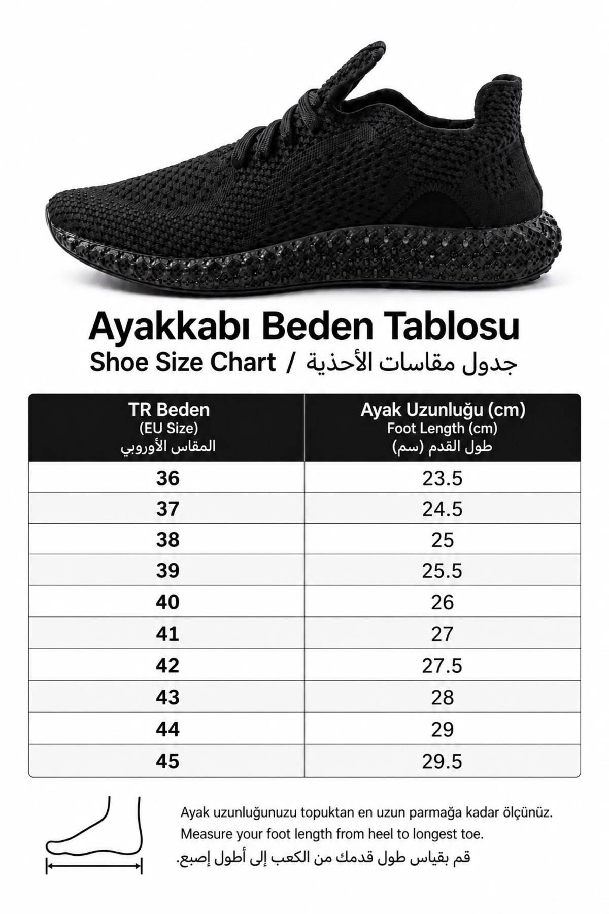 NOCS Unisex Örme Triko Casual Ayakkabı görsel 6