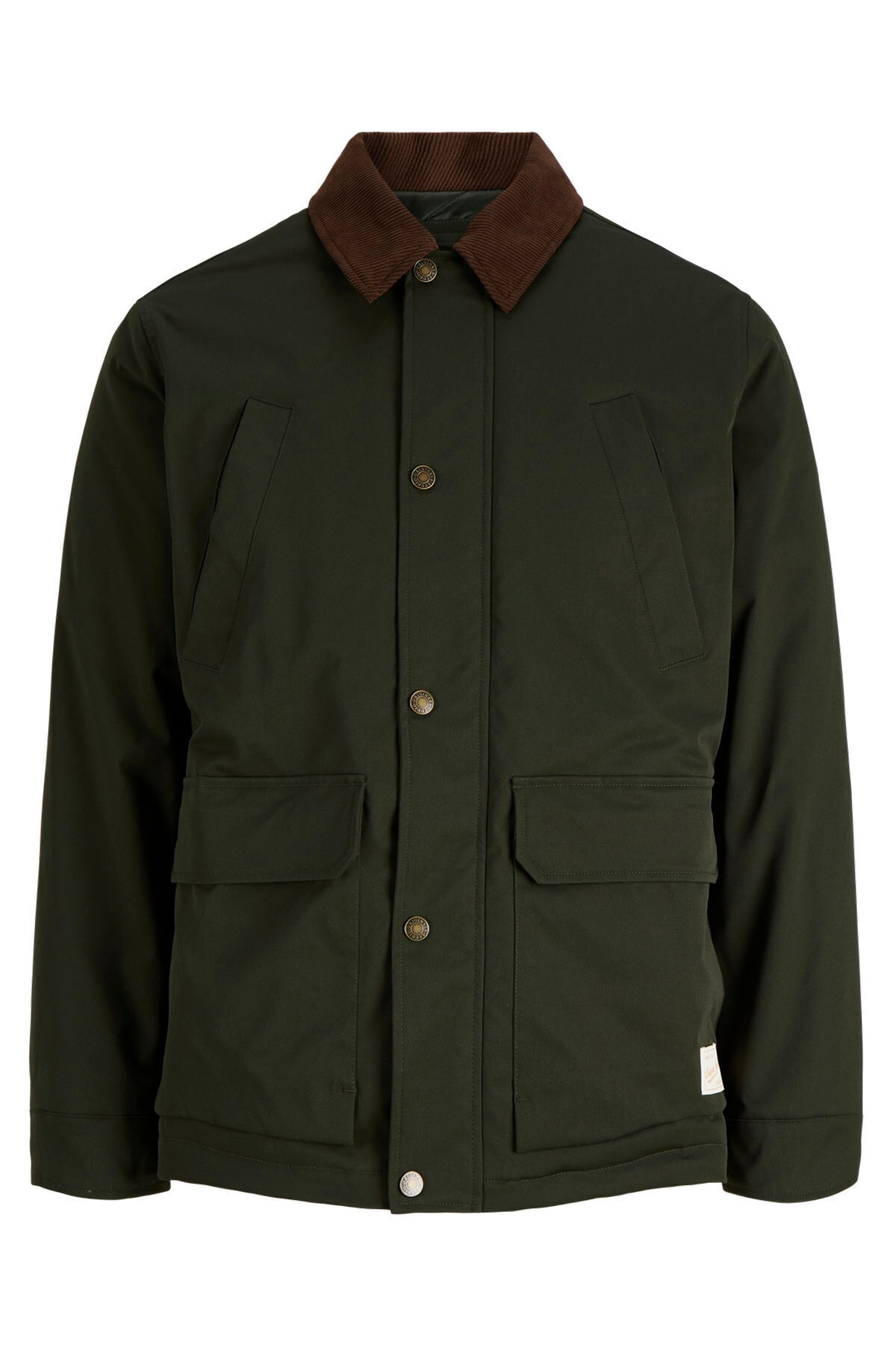 Jack & Jones Erkek Klasik Yaka Uzun Kollu Puffer Mont - Norrebro