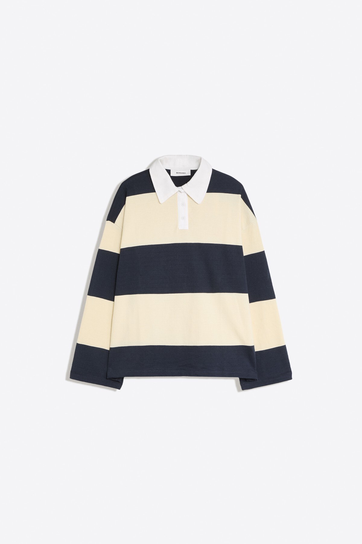 Bershka Uzun kollu çizgili polo görsel 2