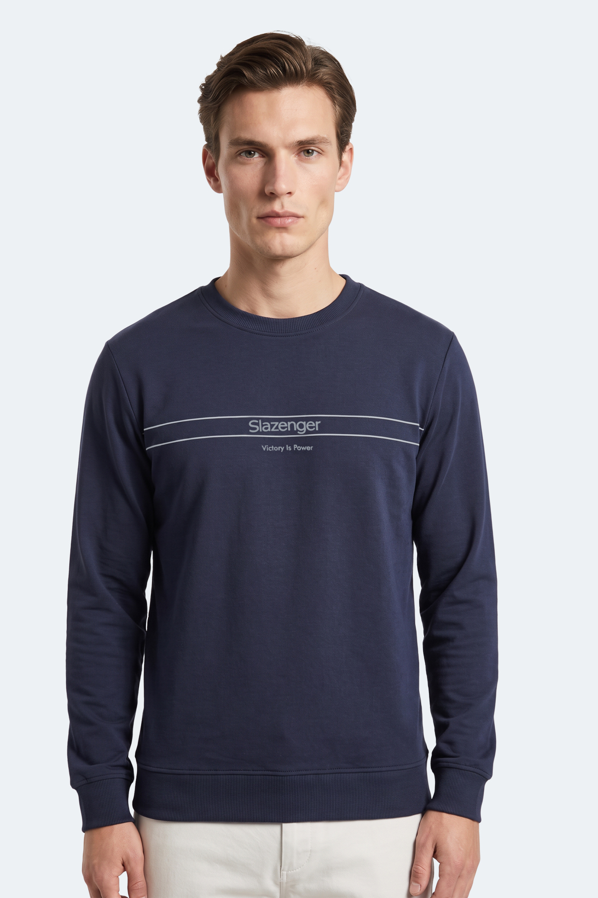 سویشرت سرمه‌ای مردانه GARRET اسلازنگر سویشرت Slazenger