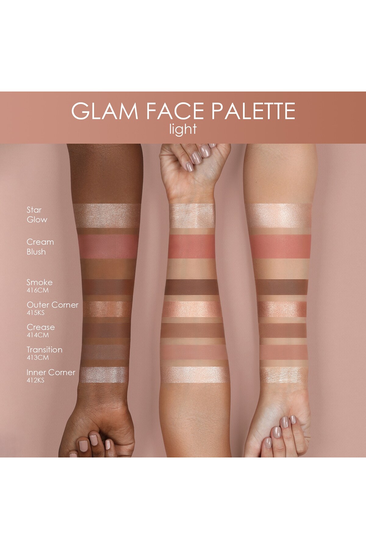Glam Face palette — ETC-SEP-558136 — تصویر 2 از 2
