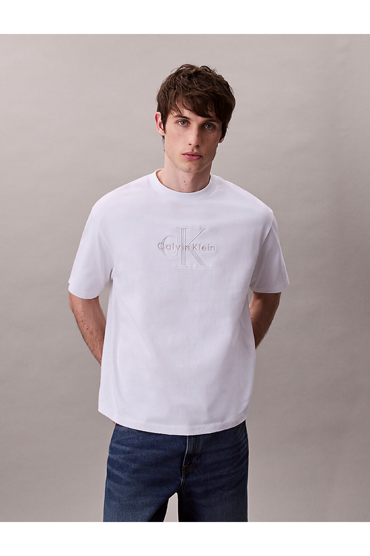 تیشرتمردانهCalvin Kleinسفید