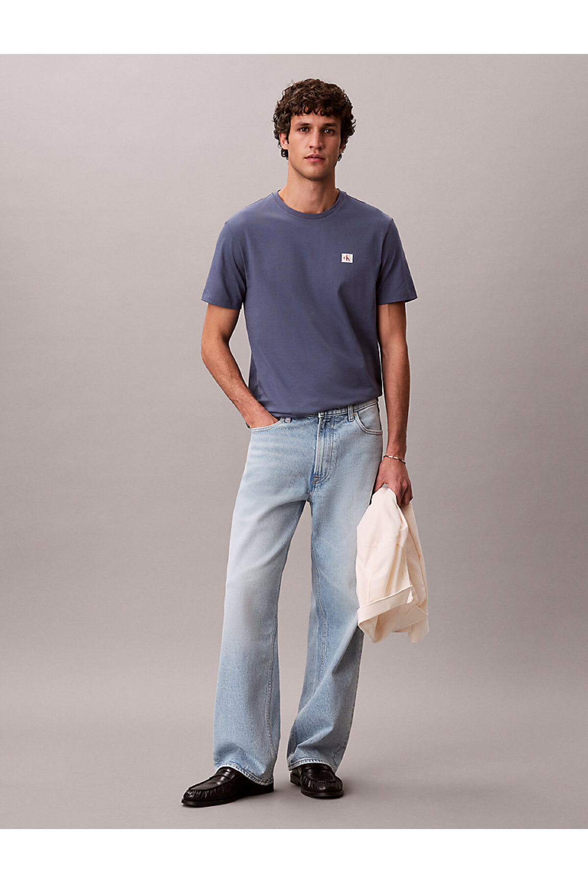 تیشرتمردانهCalvin Kleinآبی