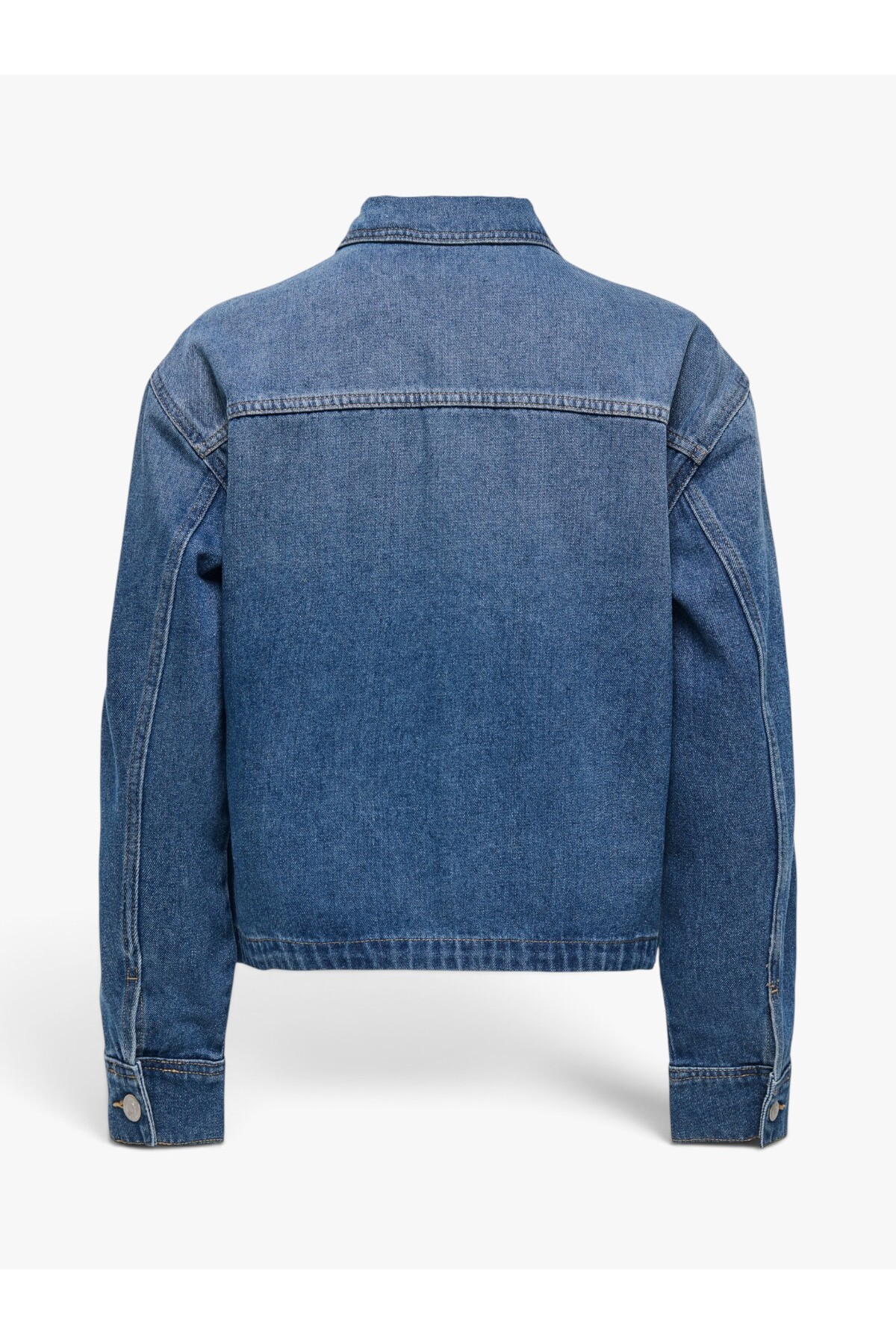 ONLY ONLMIKA L/S DNM JKT AKM MOCH Kadın Medium Blue Denim Ceket - 15352316 görsel 2