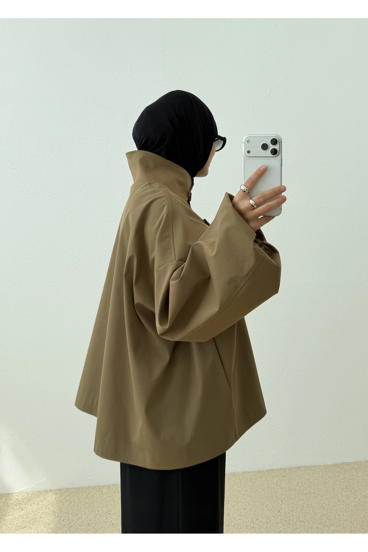 MODA AKSA 2102 Tek Düğme Ceket Camel görsel 6