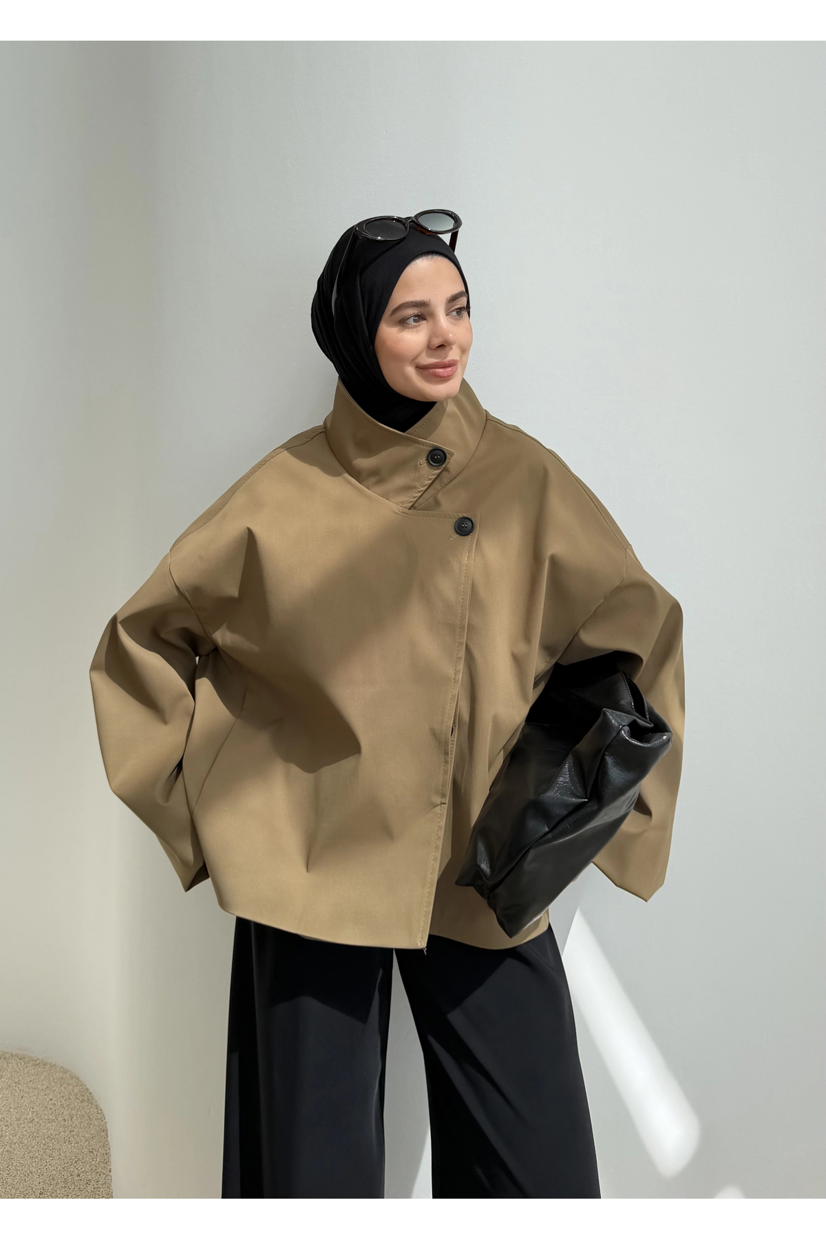 MODA AKSA 2102 Tek Düğme Ceket Camel