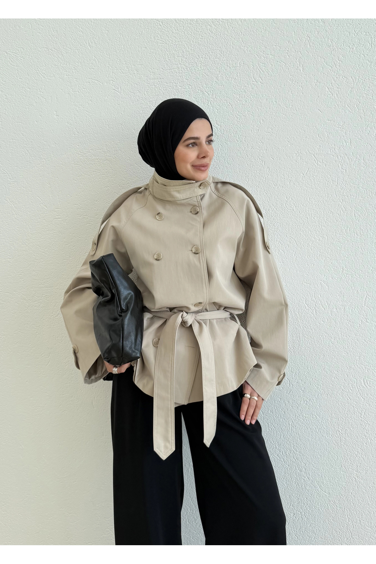 MODA AKSA 2106 Titanik Trenckot Taş görsel 7