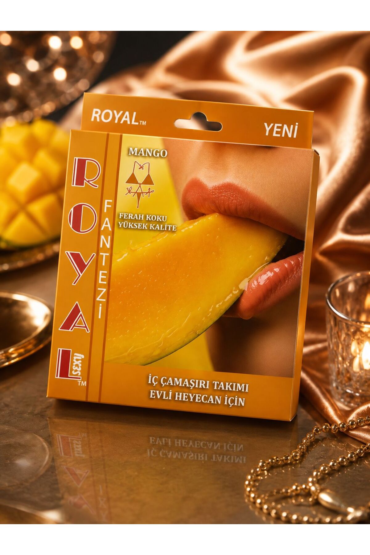 Lillie Royal yeni mango aromalı sütyen Tanga