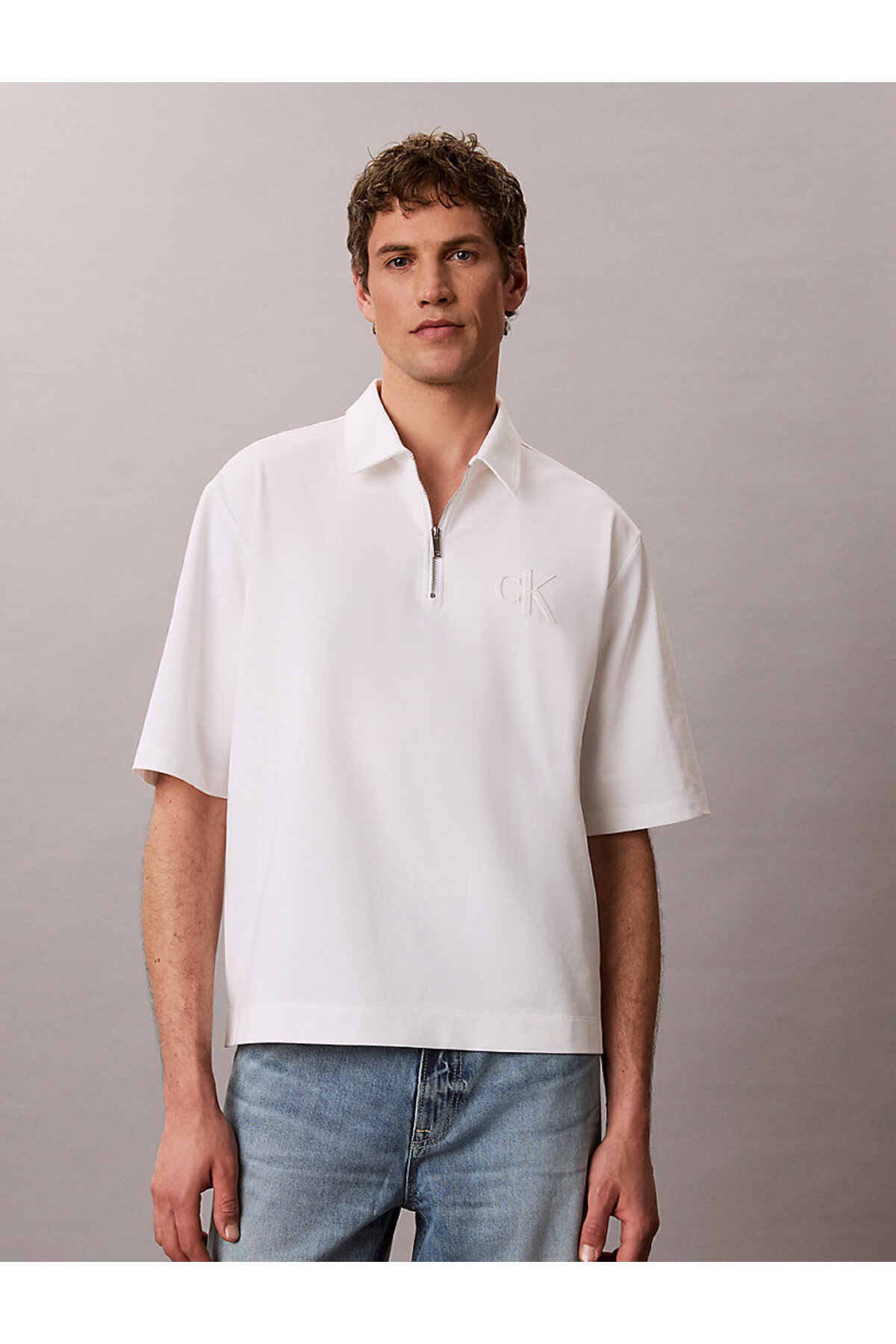 تیشرتمردانهCalvin Kleinسفید