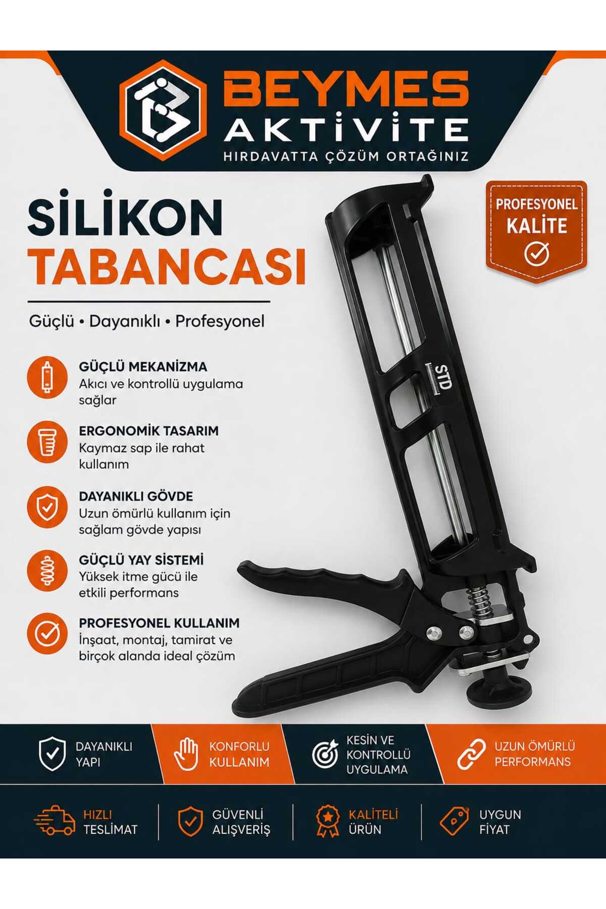 Std Beymes Plastik Silikon Tabancası