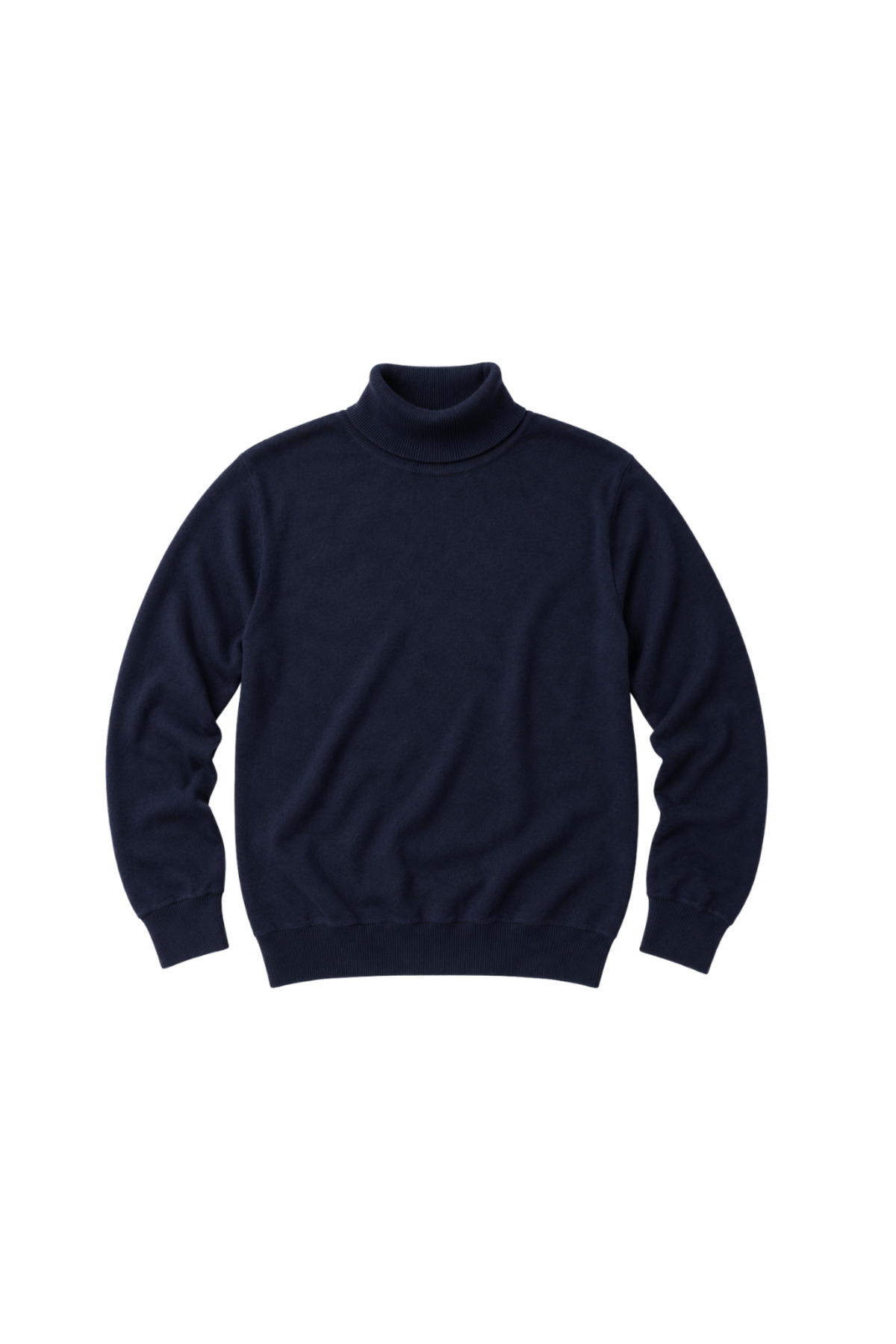BattalModa Erkek Büyük Beden Lacivert Tam Balıkçı Pamuklu Kazak 3XL-4XL-5XL-6XL görsel 4