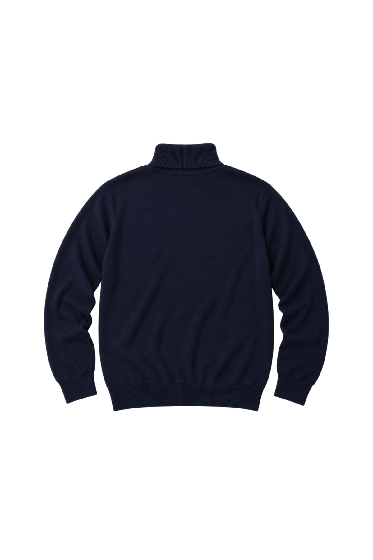 BattalModa Erkek Büyük Beden Lacivert Tam Balıkçı Pamuklu Kazak 3XL-4XL-5XL-6XL görsel 5