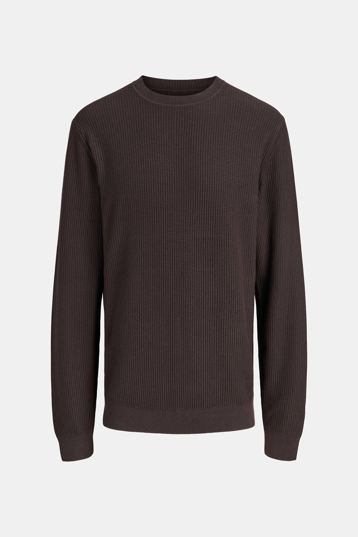 تورت شکلاتی پسرانه یقه گرد بافتنی JPRBLACONNOR جک اند جونز پلیور Jack & Jones