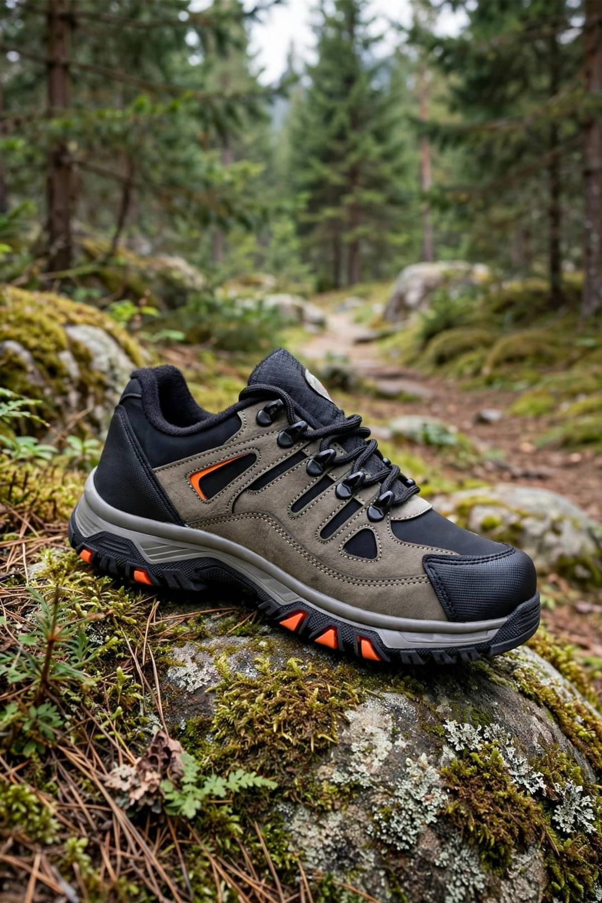 Tomato Bags Erkek Outdoor Trekking Botu Suya Dayanıklı Kaymaz Taban Kışlık Yürüyüş Ayakkabısı görsel 6
