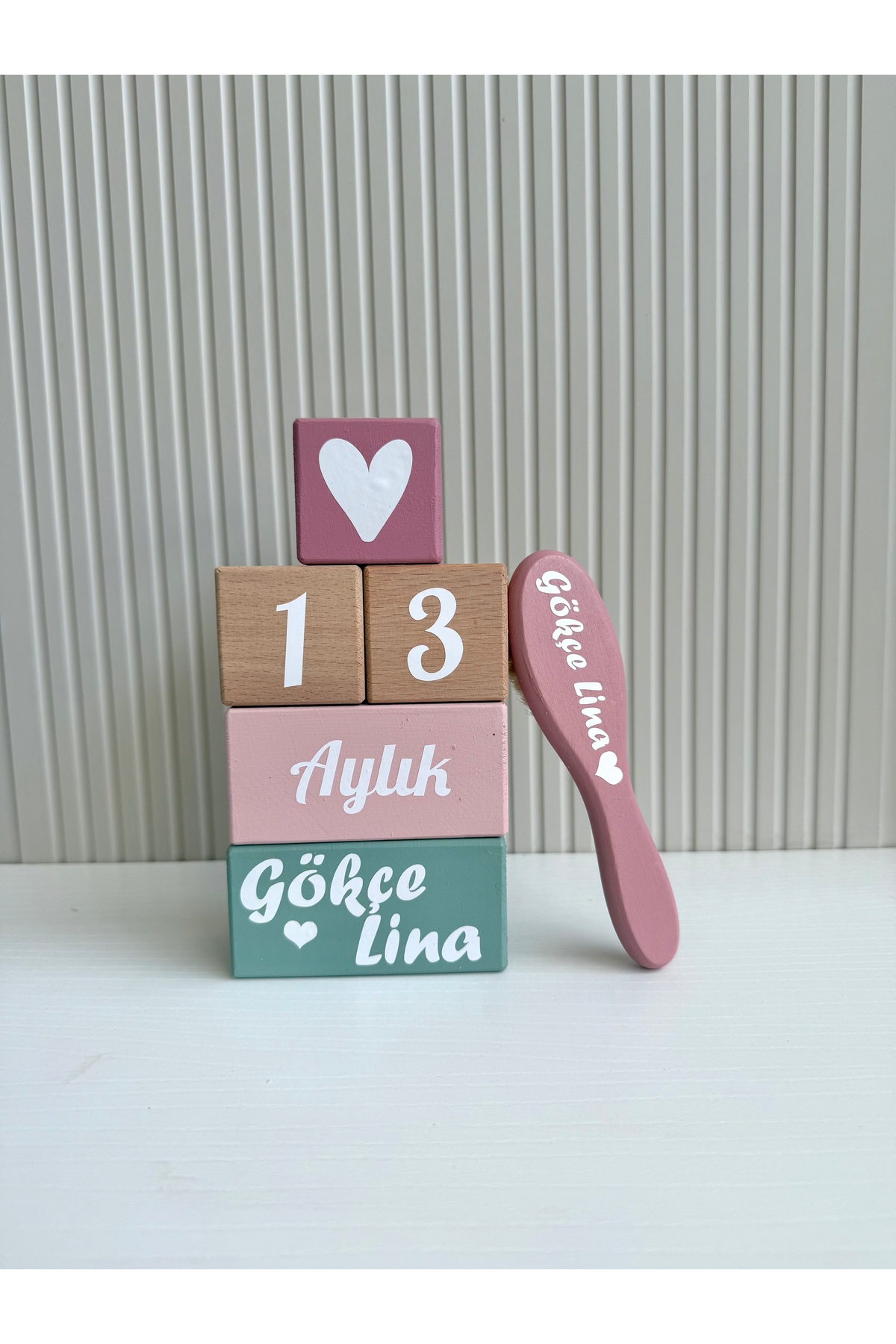 Pudra yaban Renkli Bebek Çekim Anı Küpü seti