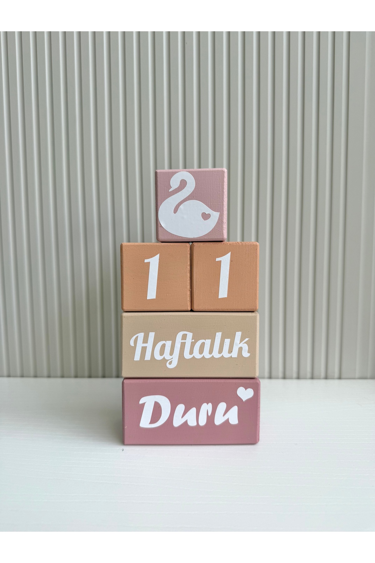 Kişiye Özel Bebek Anı Küpleri ve İsimli Bebek Seti