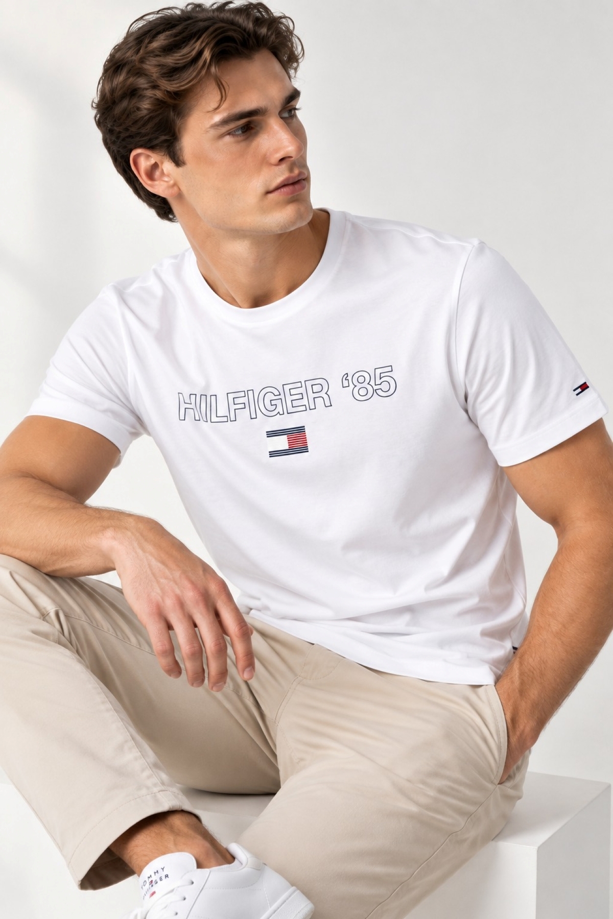 تیشرتمردانهTommy Hilfigerسفید