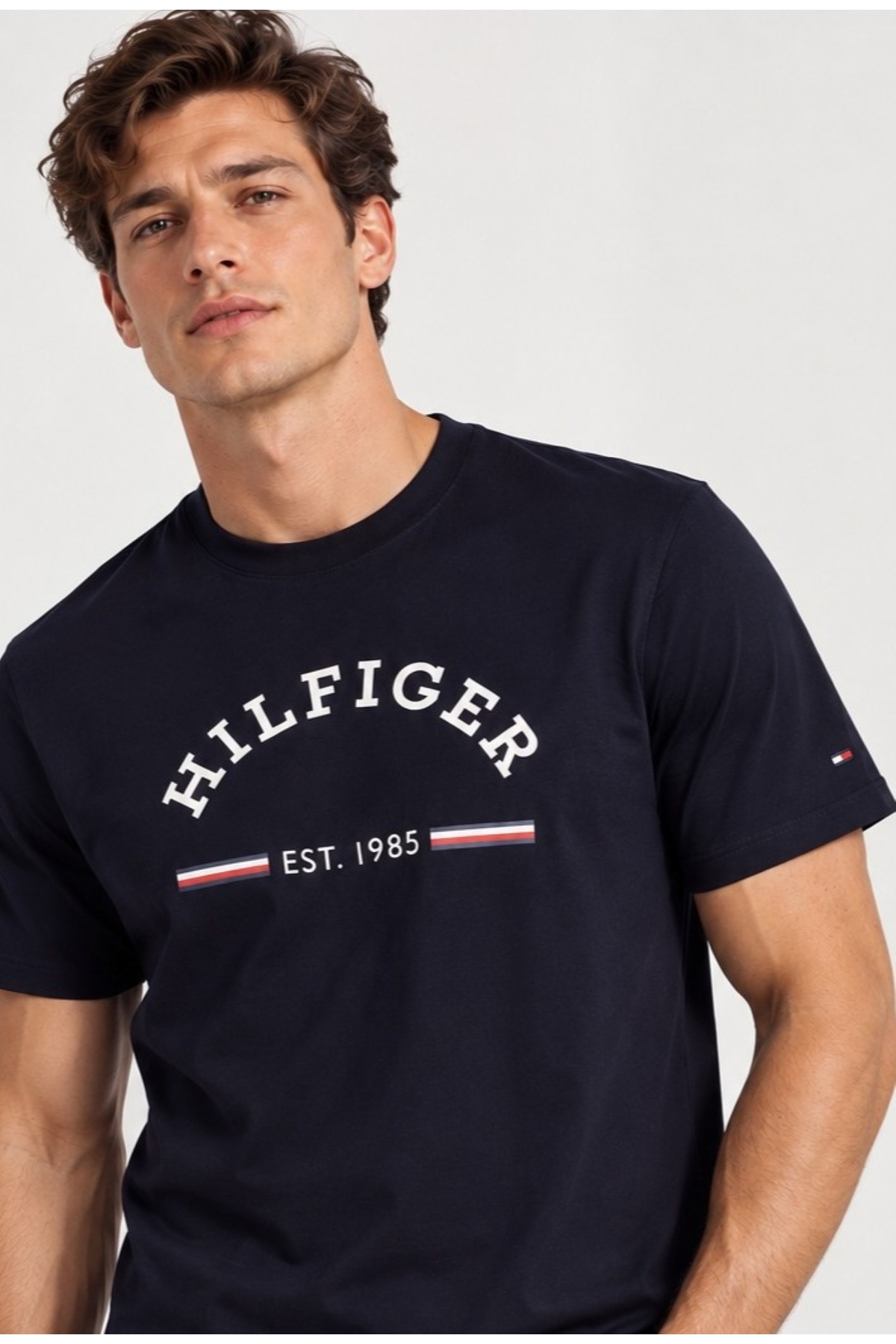 تیشرتمردانهTommy Hilfigerآبی سرمه‌ای